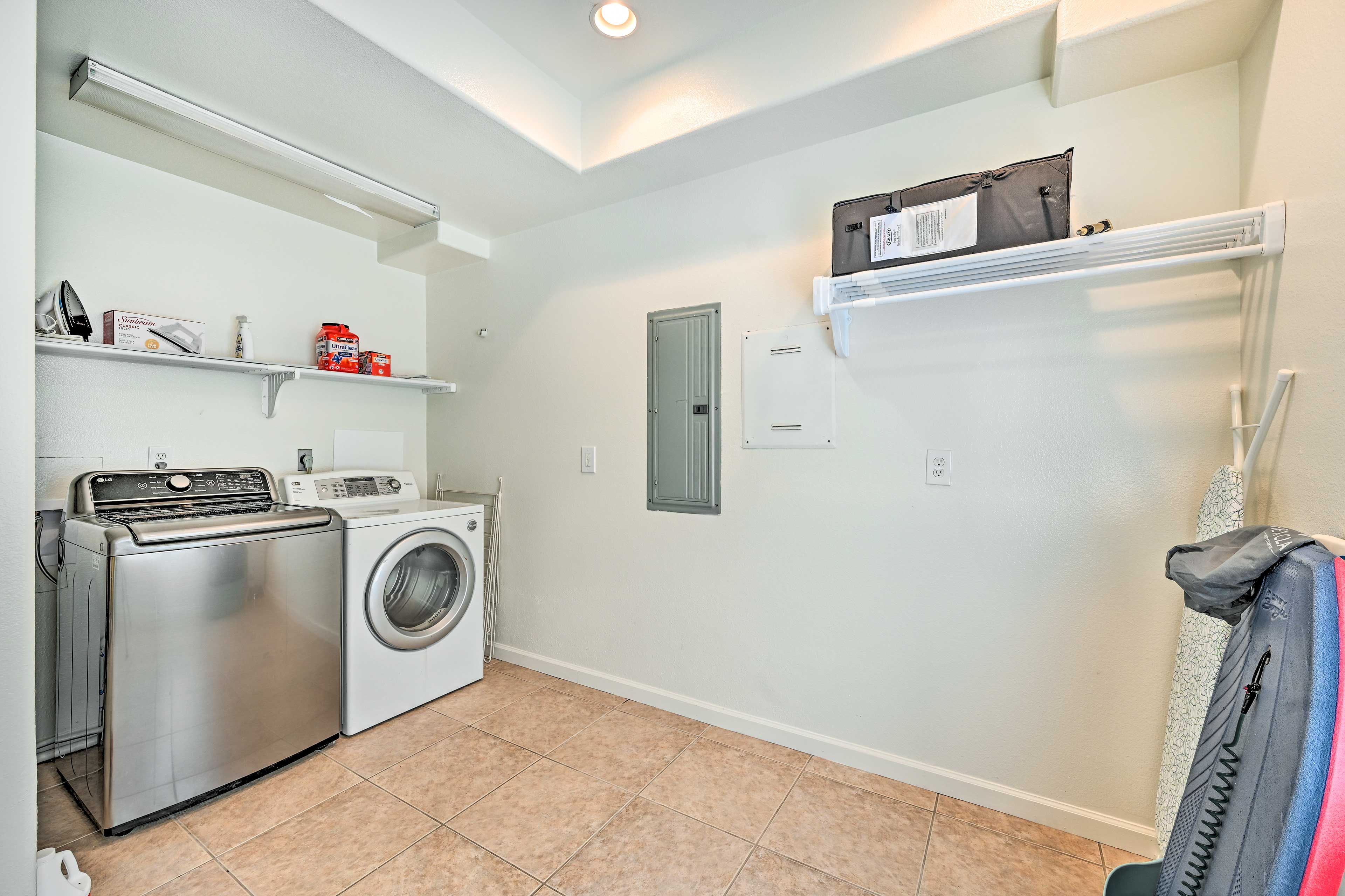 Laundry Area | Detergent Provided