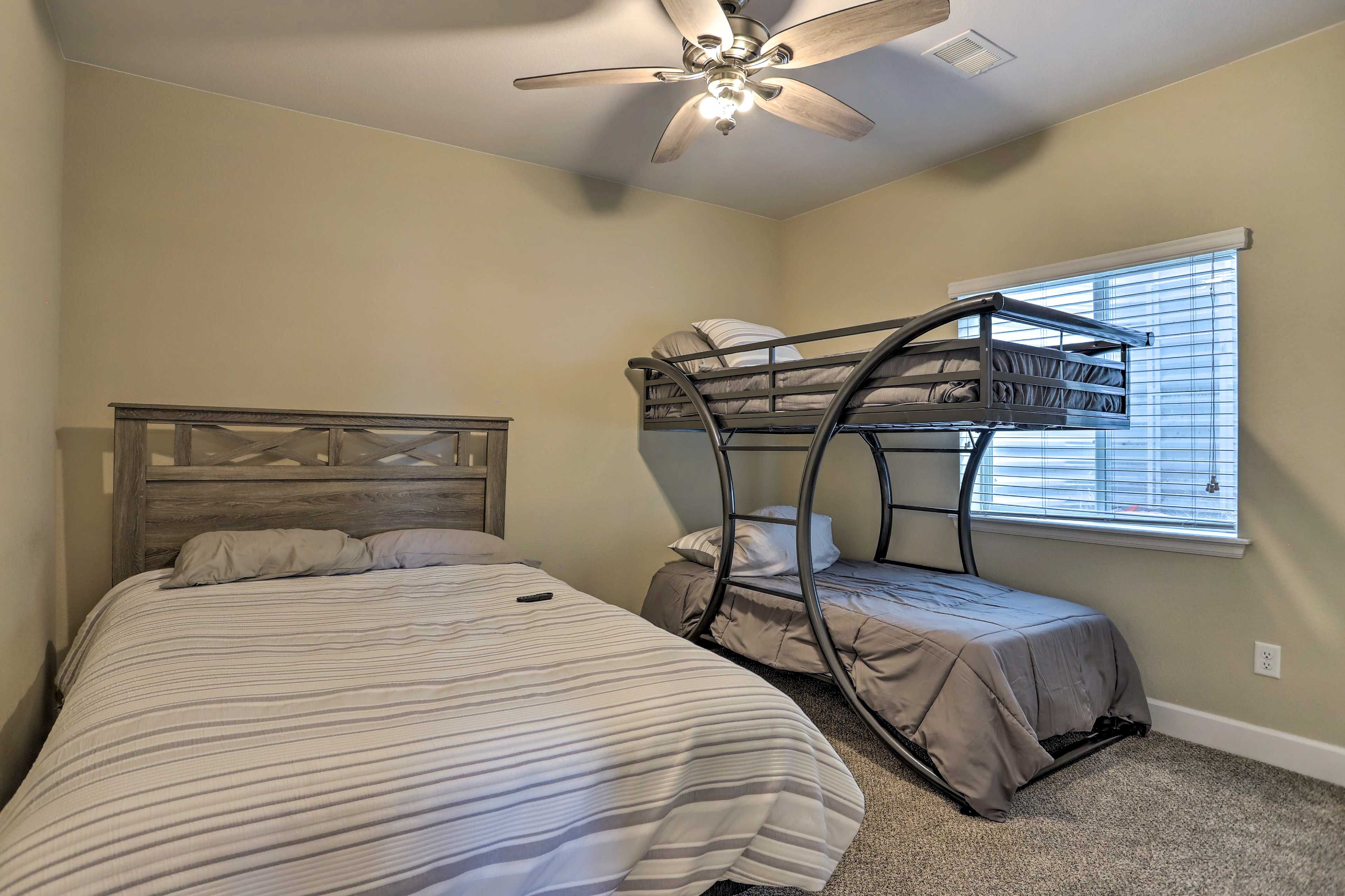 Bedroom 4 | Full Bed | Twin Bunk Bed