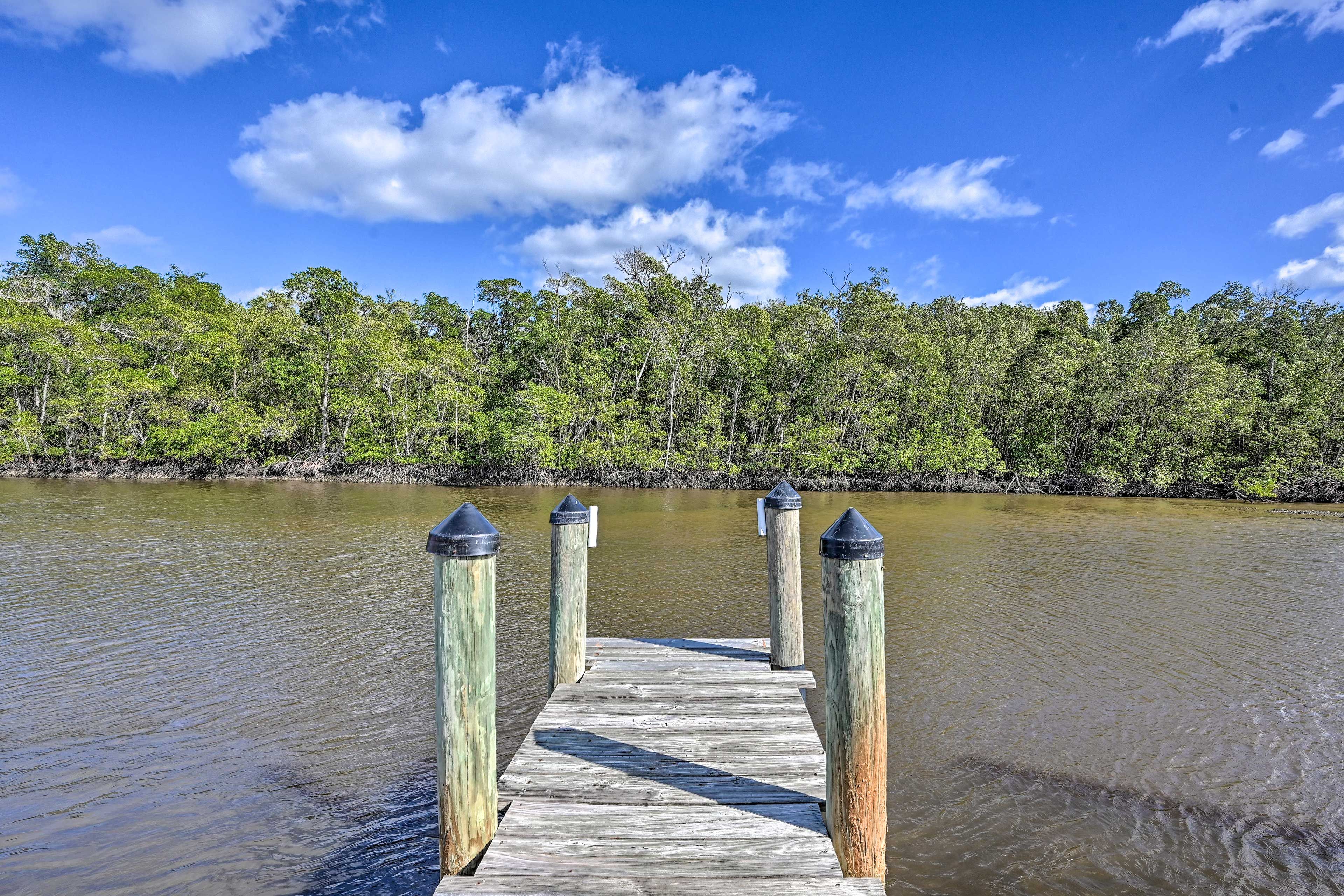 Private Boat Slip and Fishing Dock