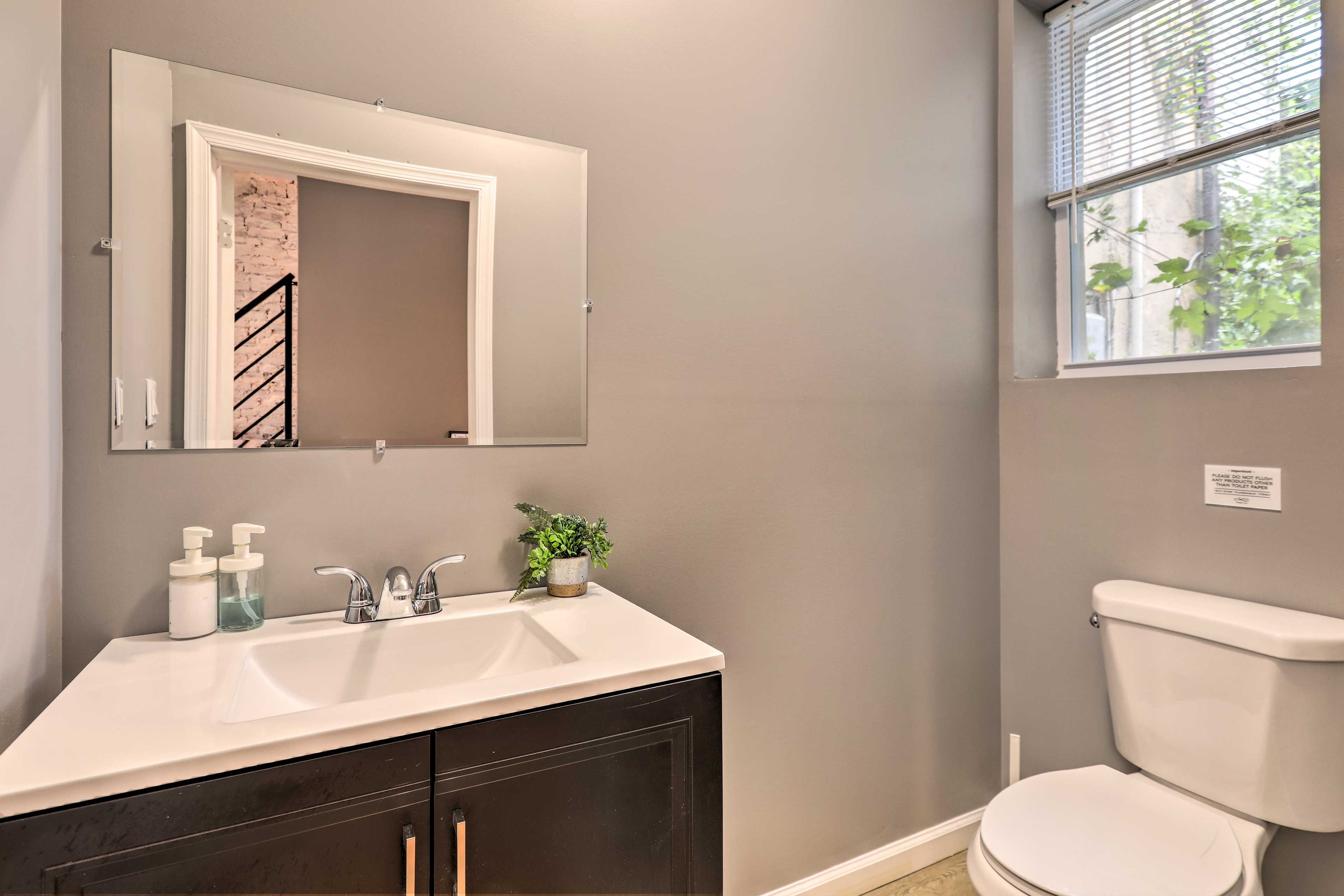 Half Bathroom | Main Level | Iron & Board