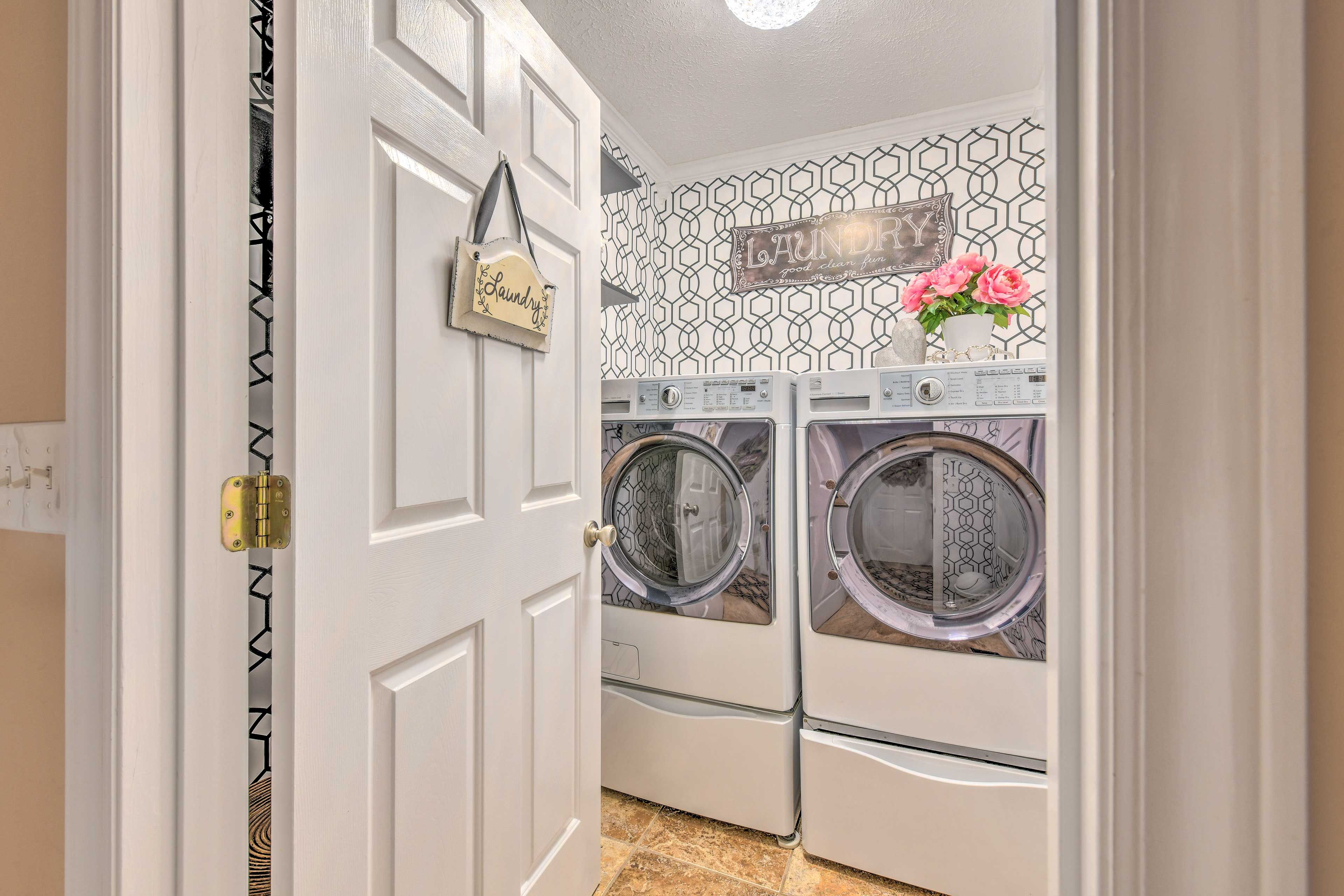 Laundry Area | Washer/Dryer | Iron/Board