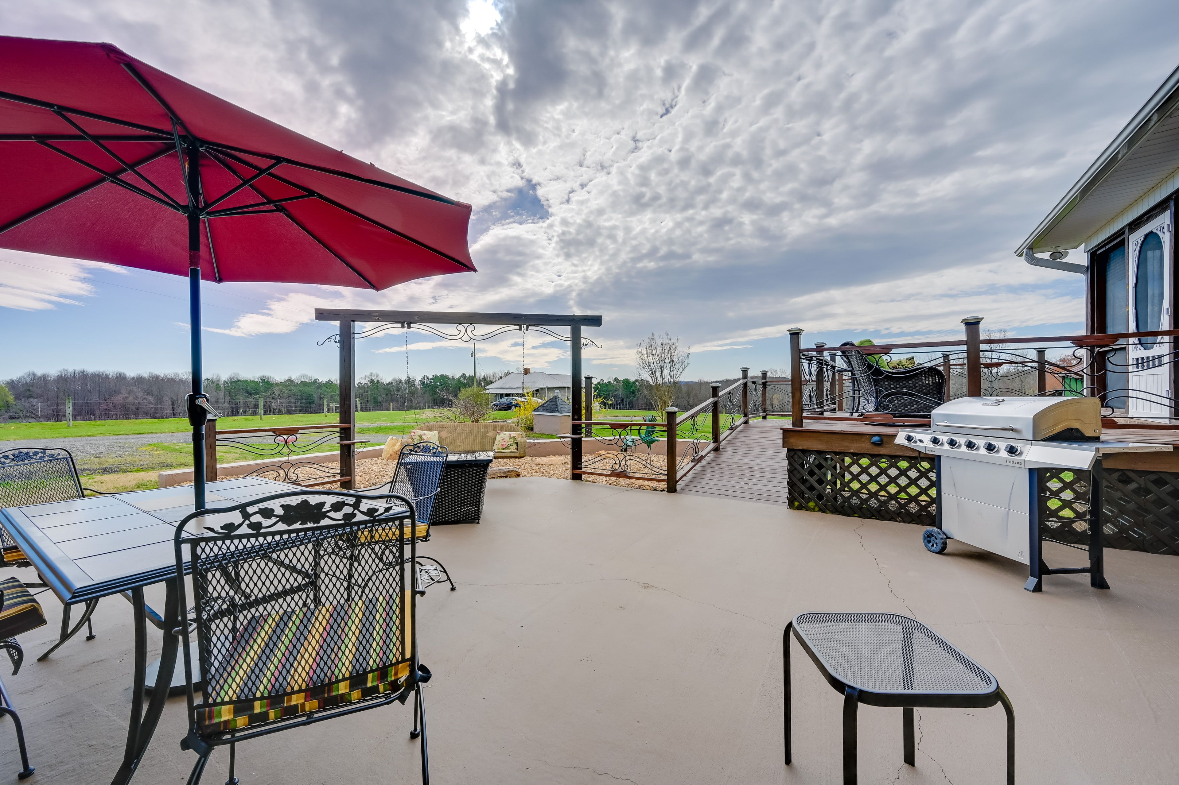 Patio | Single-Story Home | Screened Porch | Central Air Conditioning