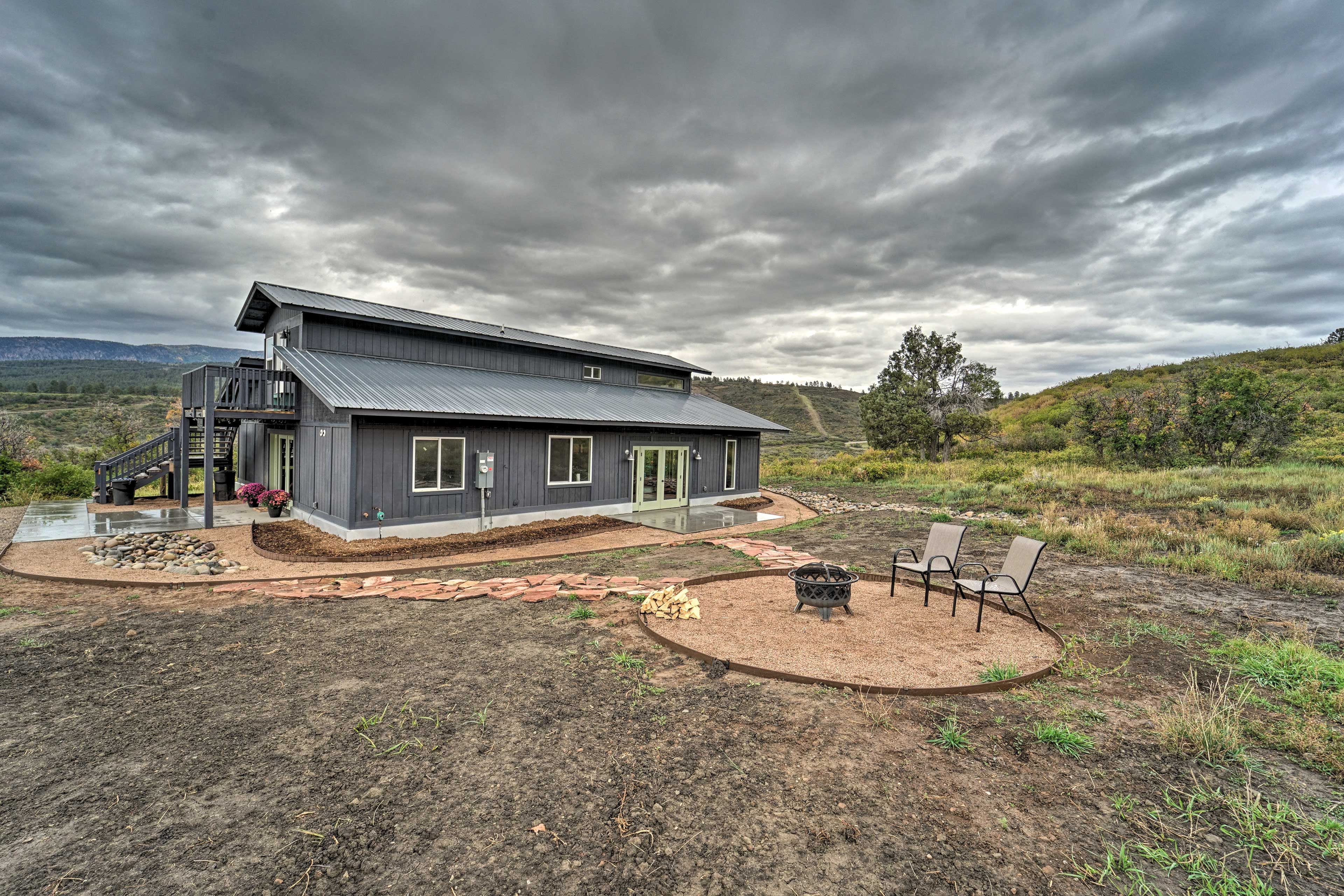 Studio Exterior | Wood-Burning Fire Pit