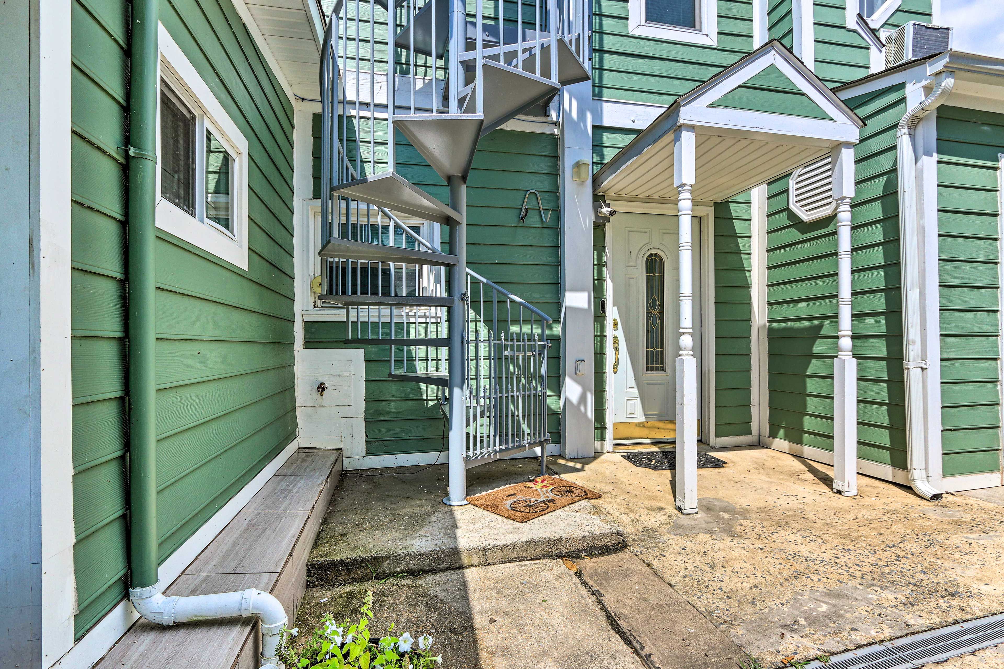 Stairs to Apartment