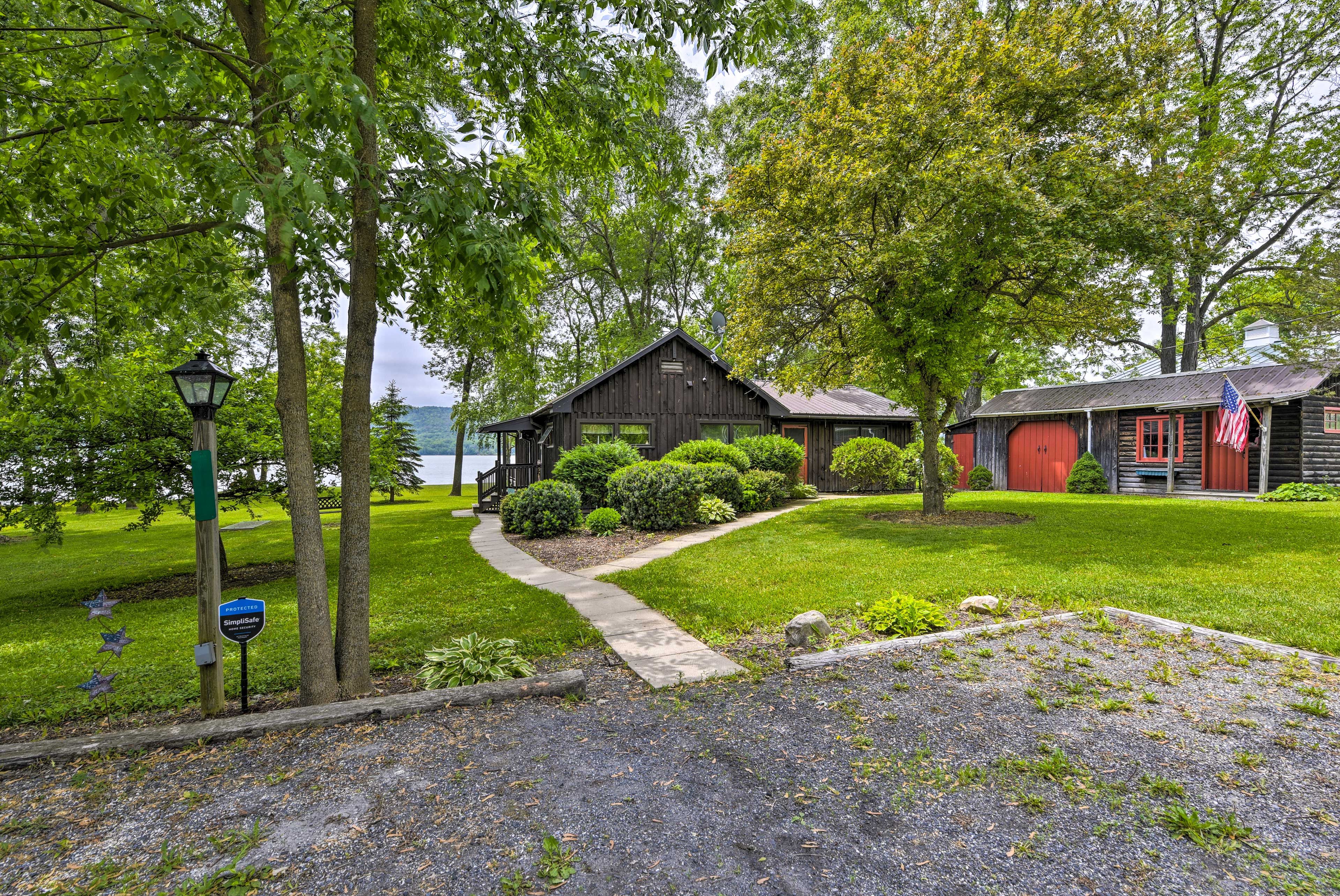 Cottage Exterior | Driveway Parking (4 Vehicles)