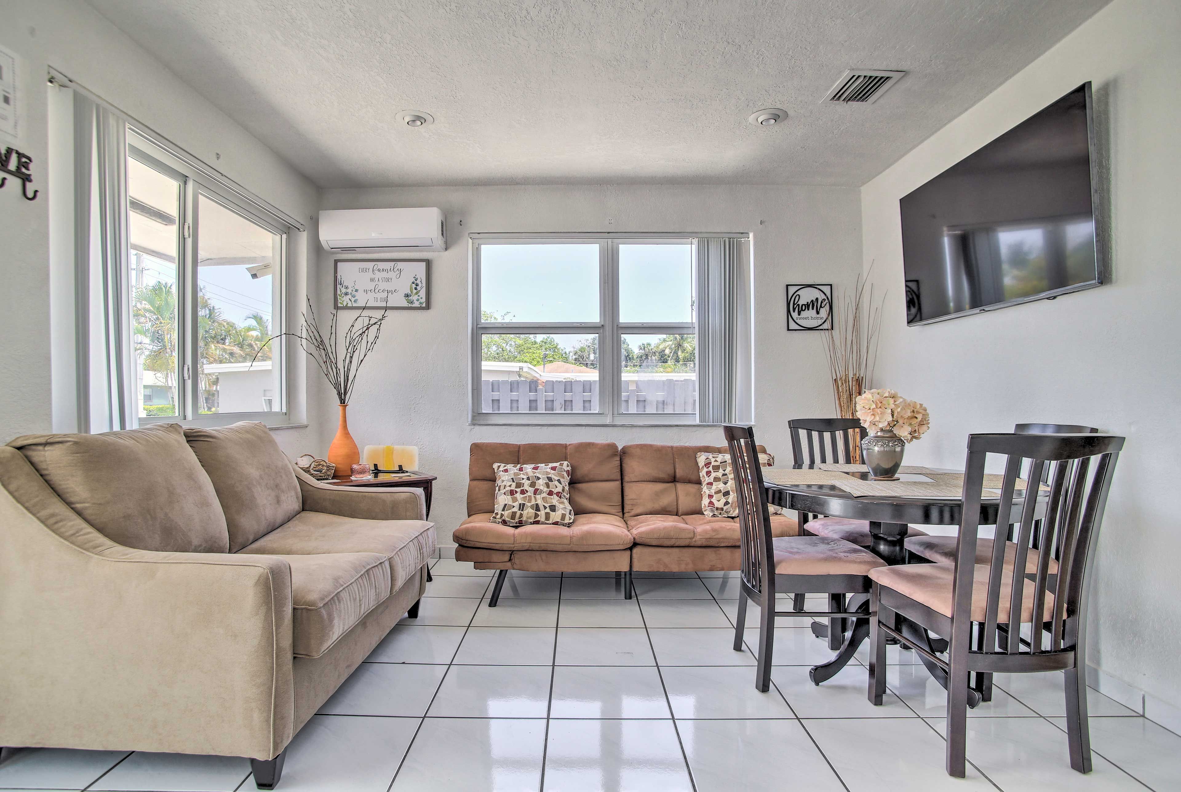 Fort Lauderdale Vacation Rental | 1BR | 1BA | 600 Sq Ft | 1 Step Required