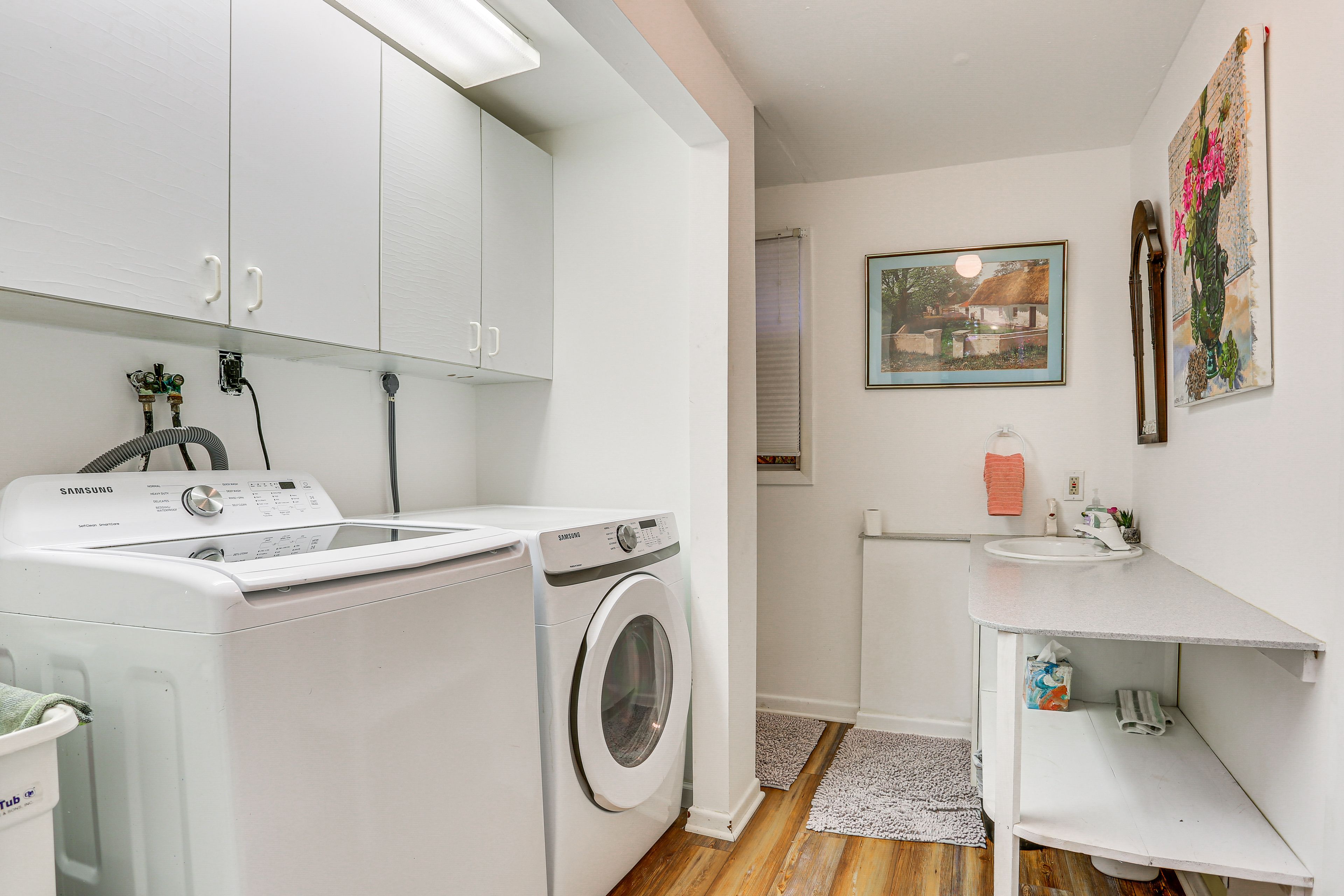Washer & Dryer | Half Bath