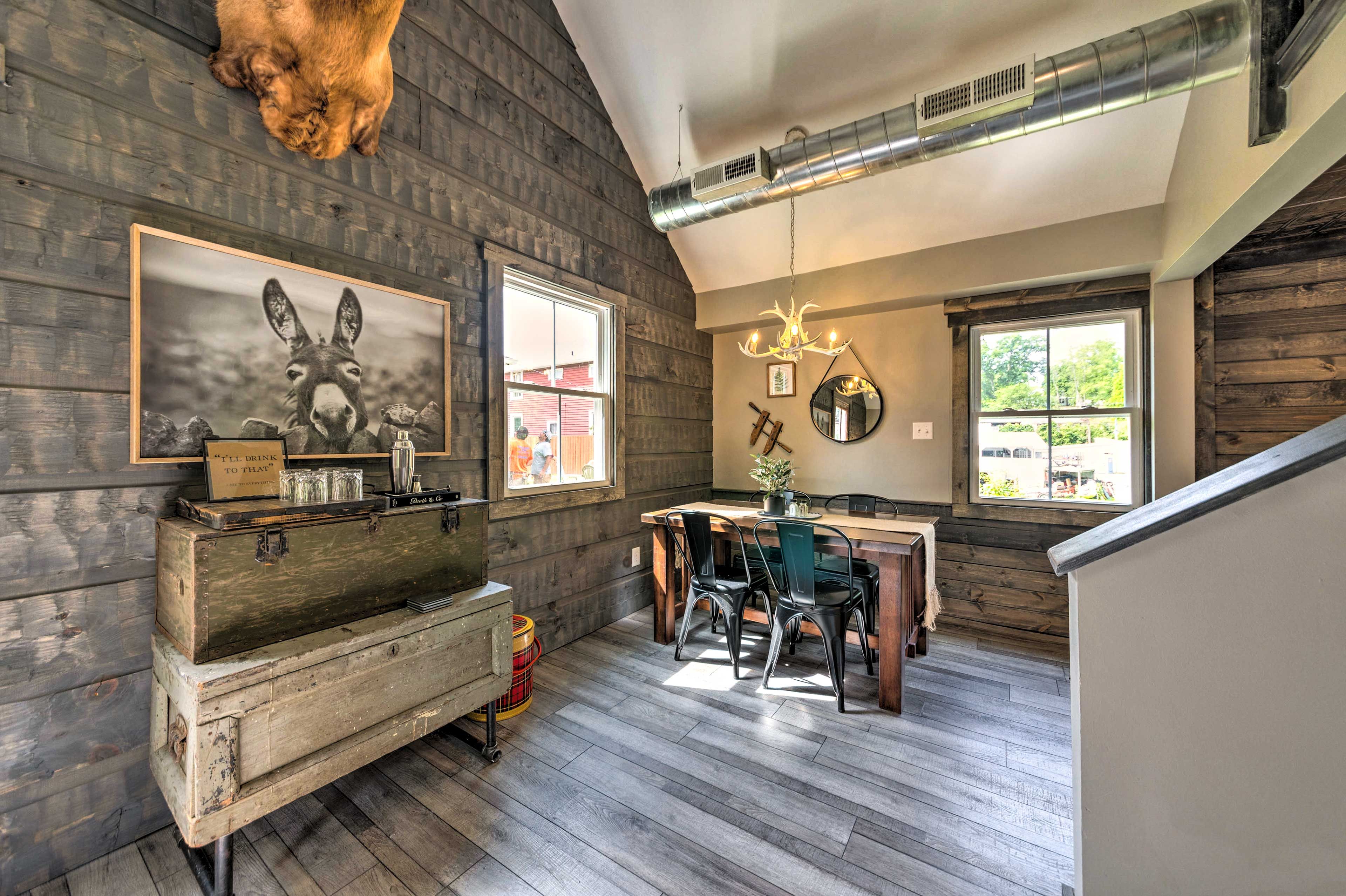 Dining Area | 1st Floor | Dishware/Flatware | Cooking Basics | Drink Station