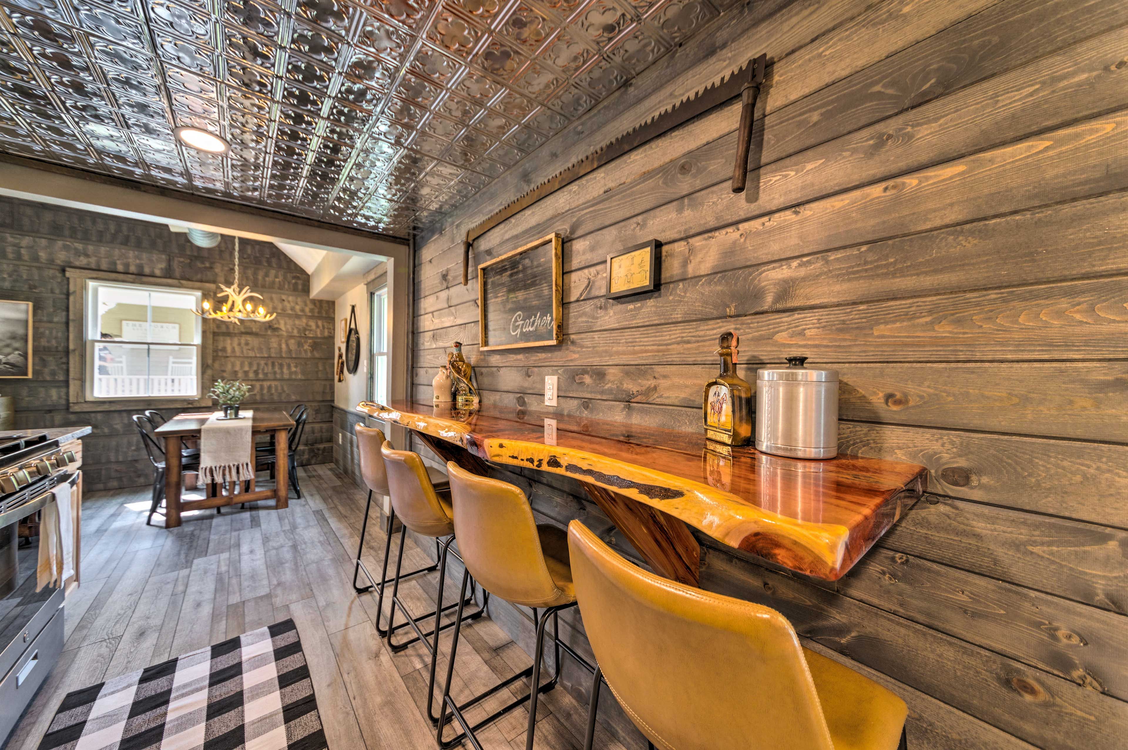Bar | 1st Floor | Vintage Barware | Large Cube Ice Maker | Vintage Cocktail Book