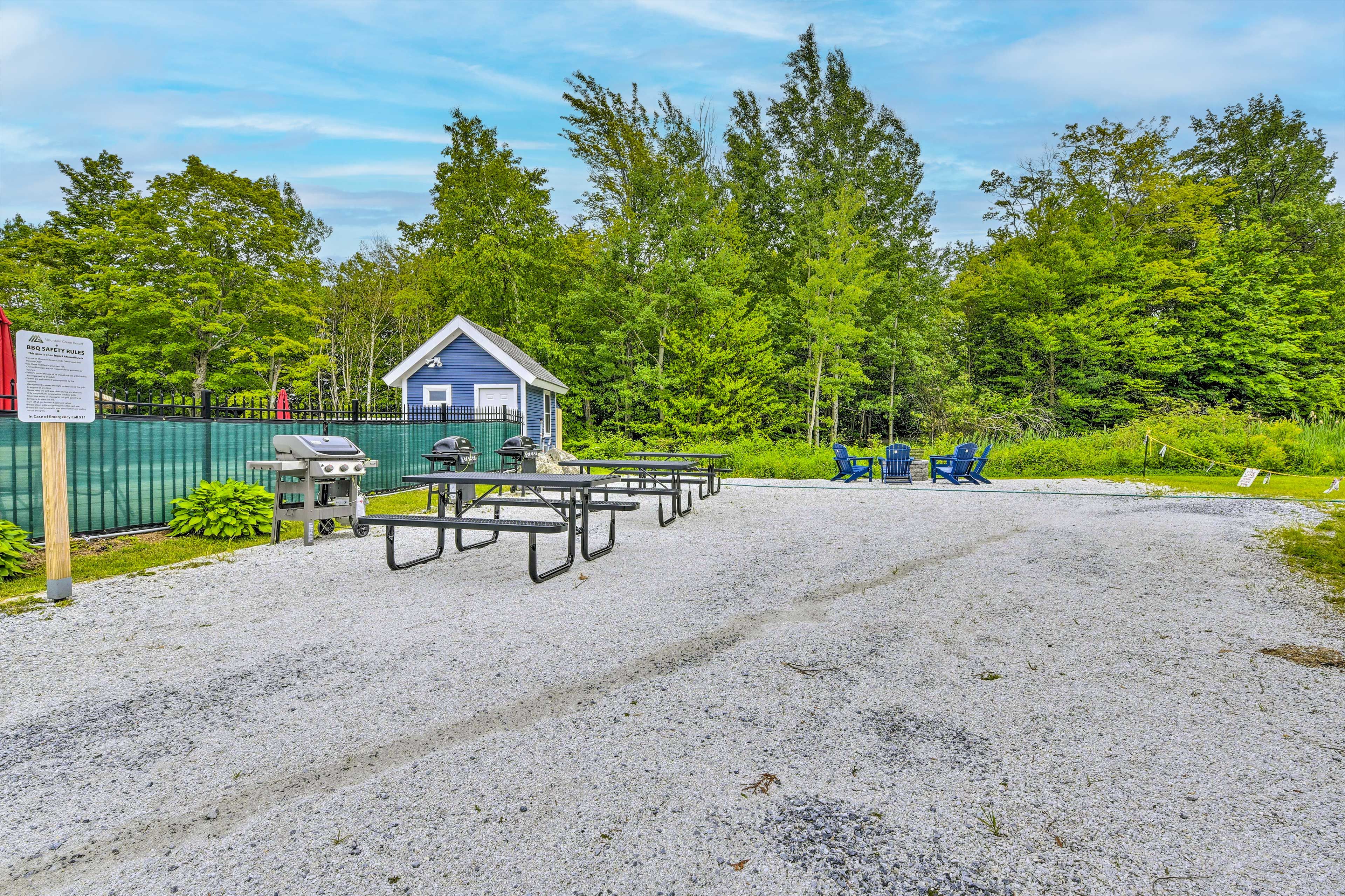 Mountain Green Resort | Picnic Area | Indoor Pool & Hot Tubs | Sauna | Gym