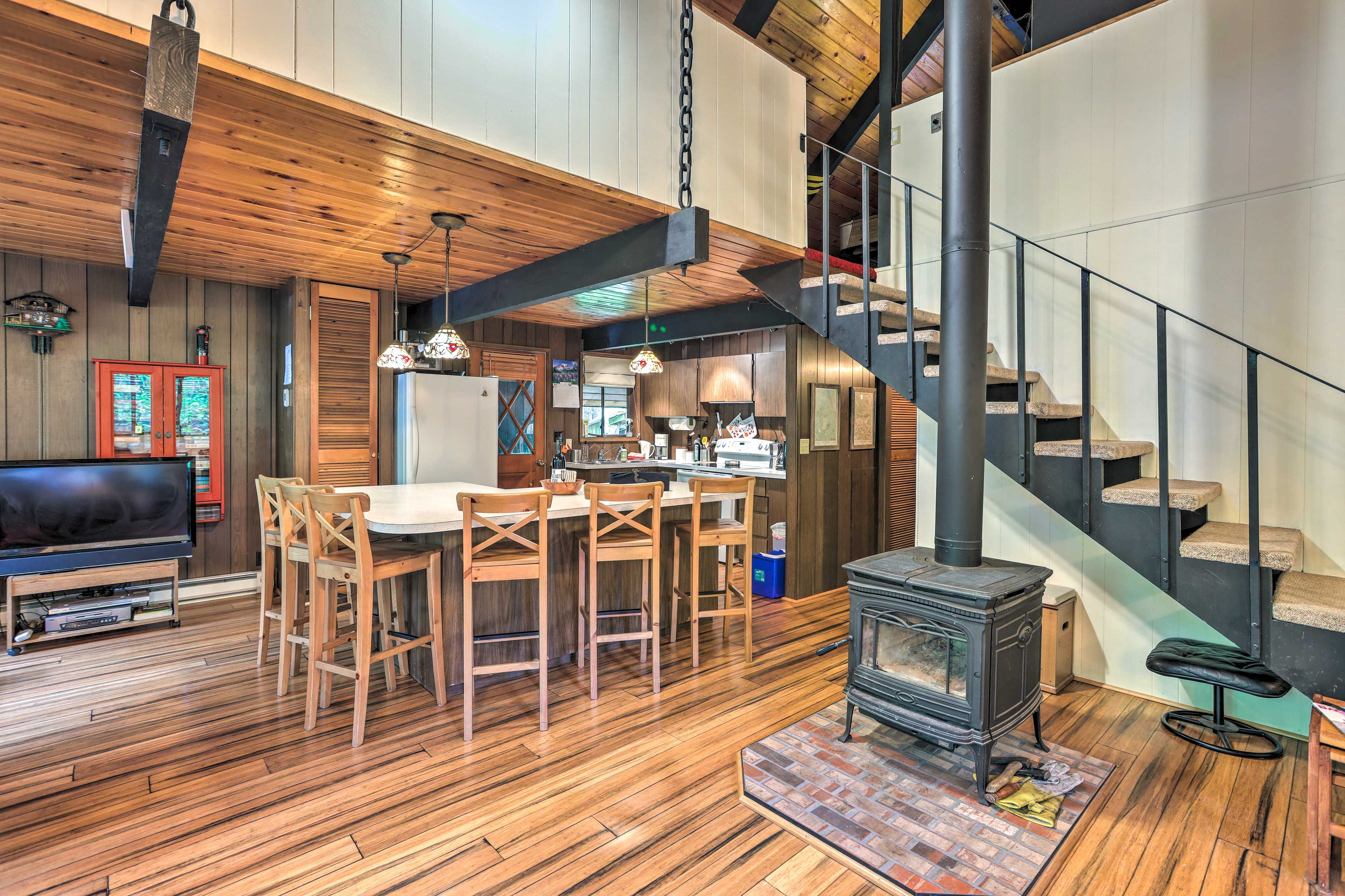 Living Room | Wood-Burning Stove