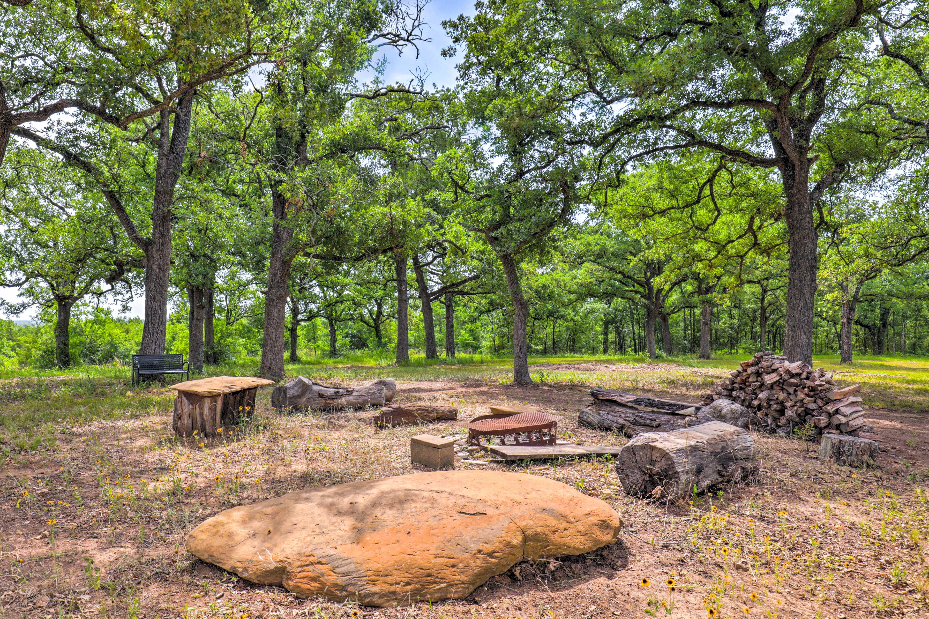 Yard | Fire Pit | Outdoor Dining Area