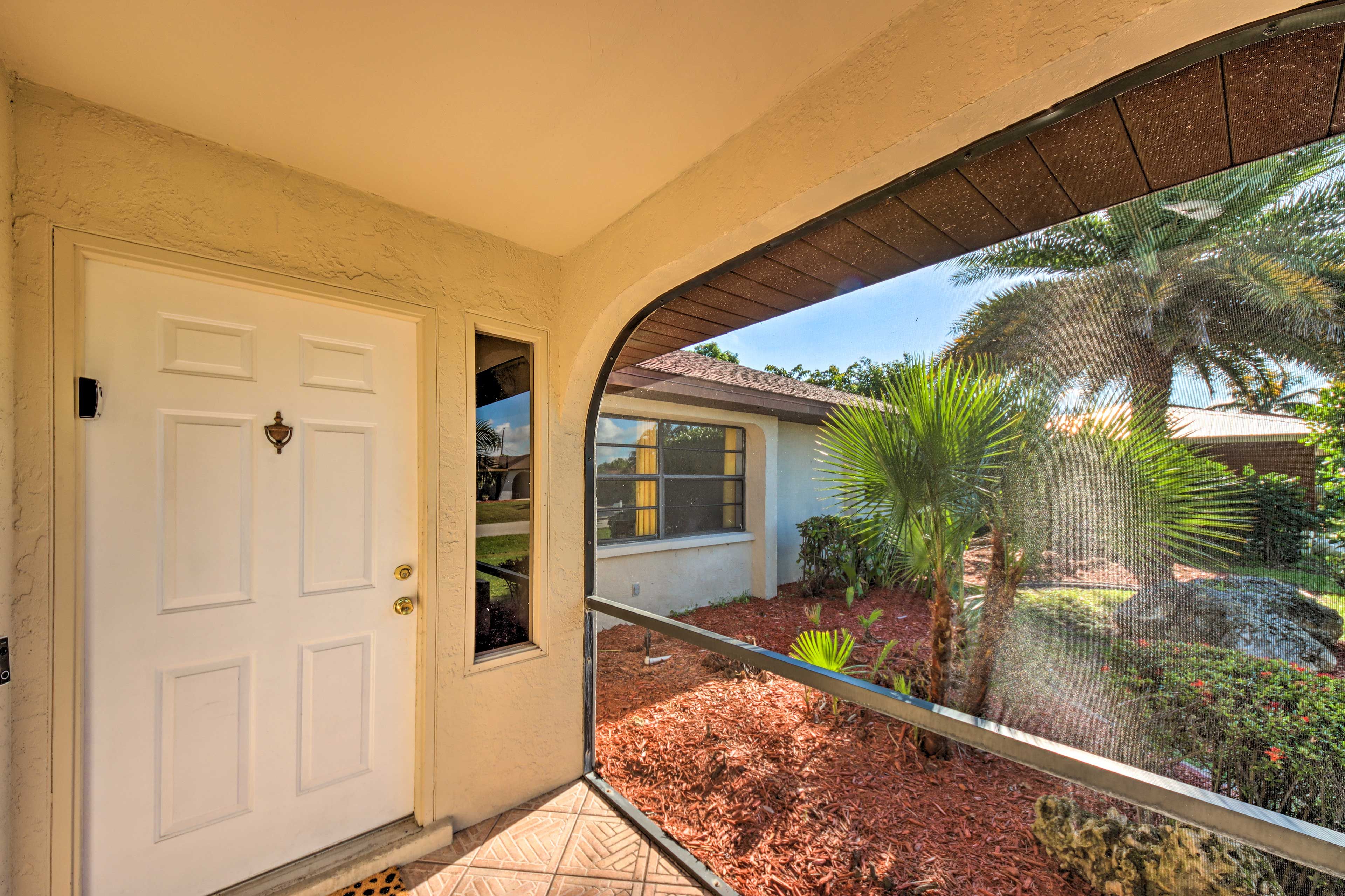 Screened-In Front Porch