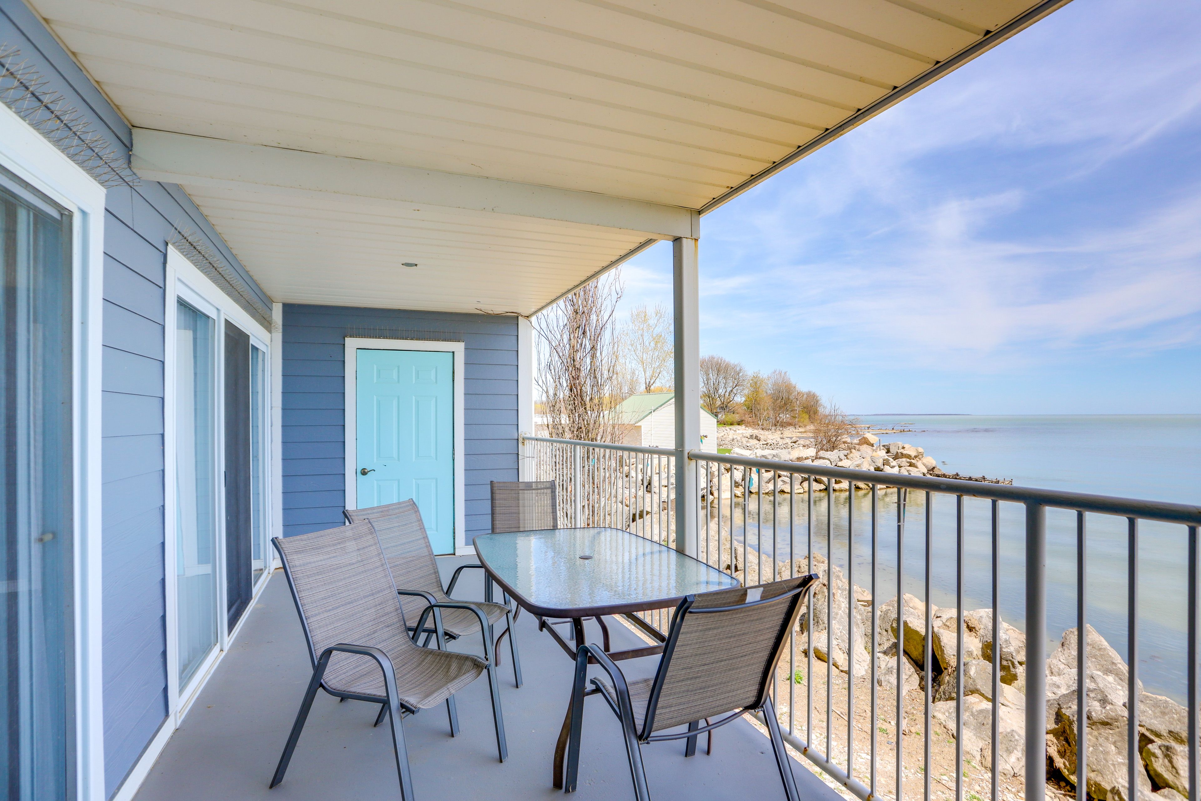 Middle Bass Vacation Rental | 2BR | 2BA | Step-Free Access w/ Elevator