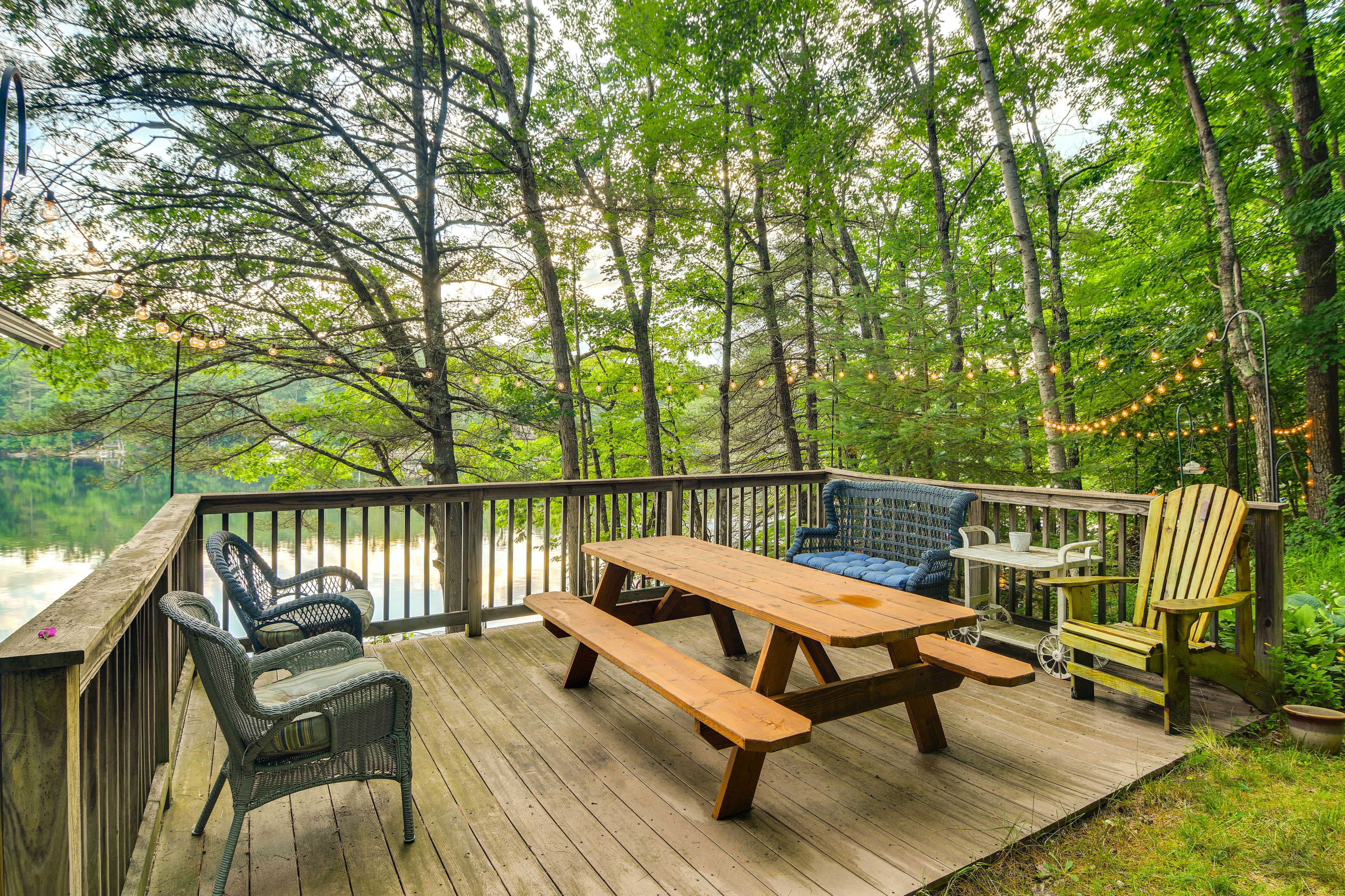 Deck | Private Dock | Parker Pond Views | Large Canoe
