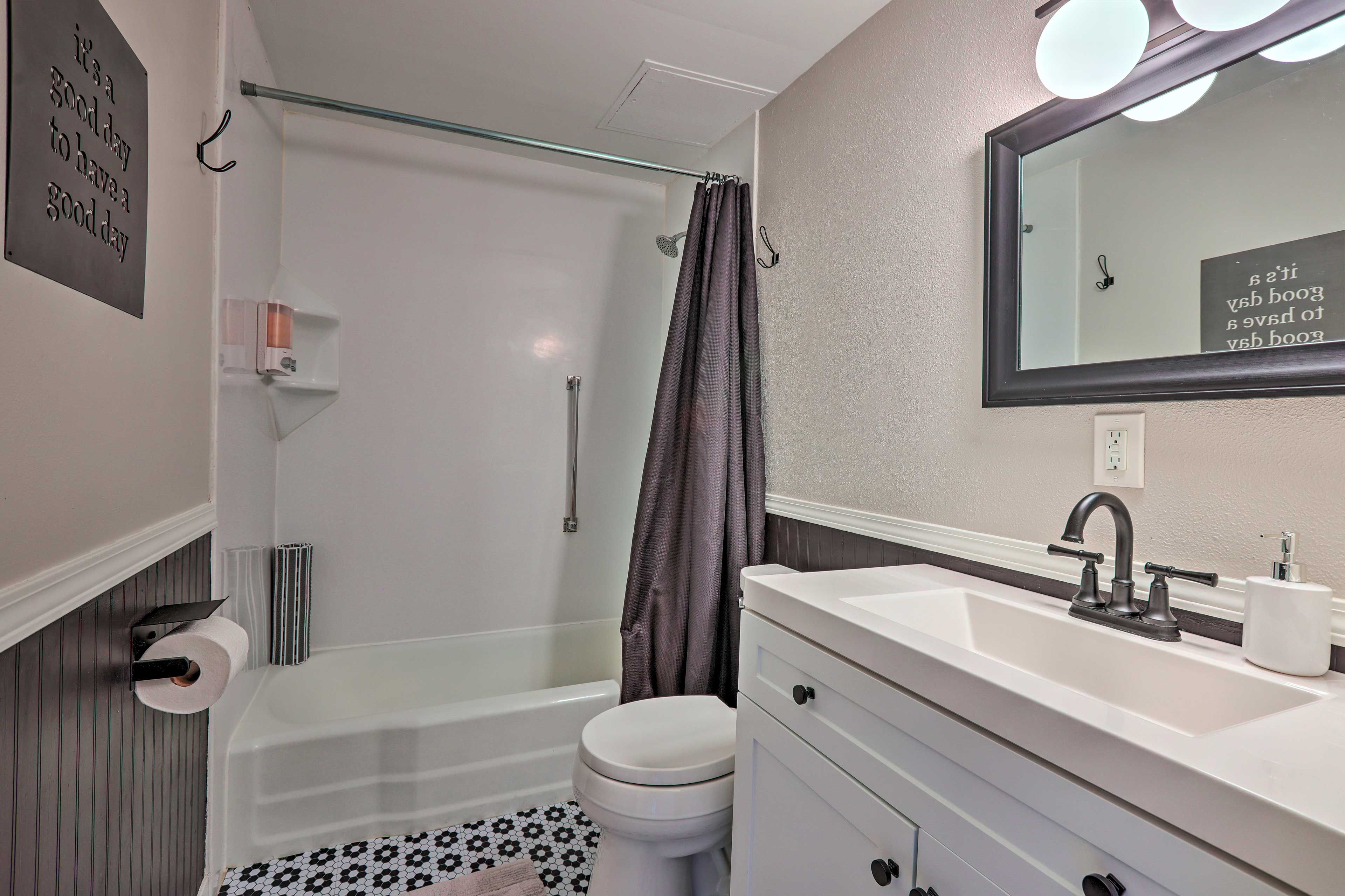 Bathroom | Complimentary Toiletries | Towels Provided | Hair Dryer