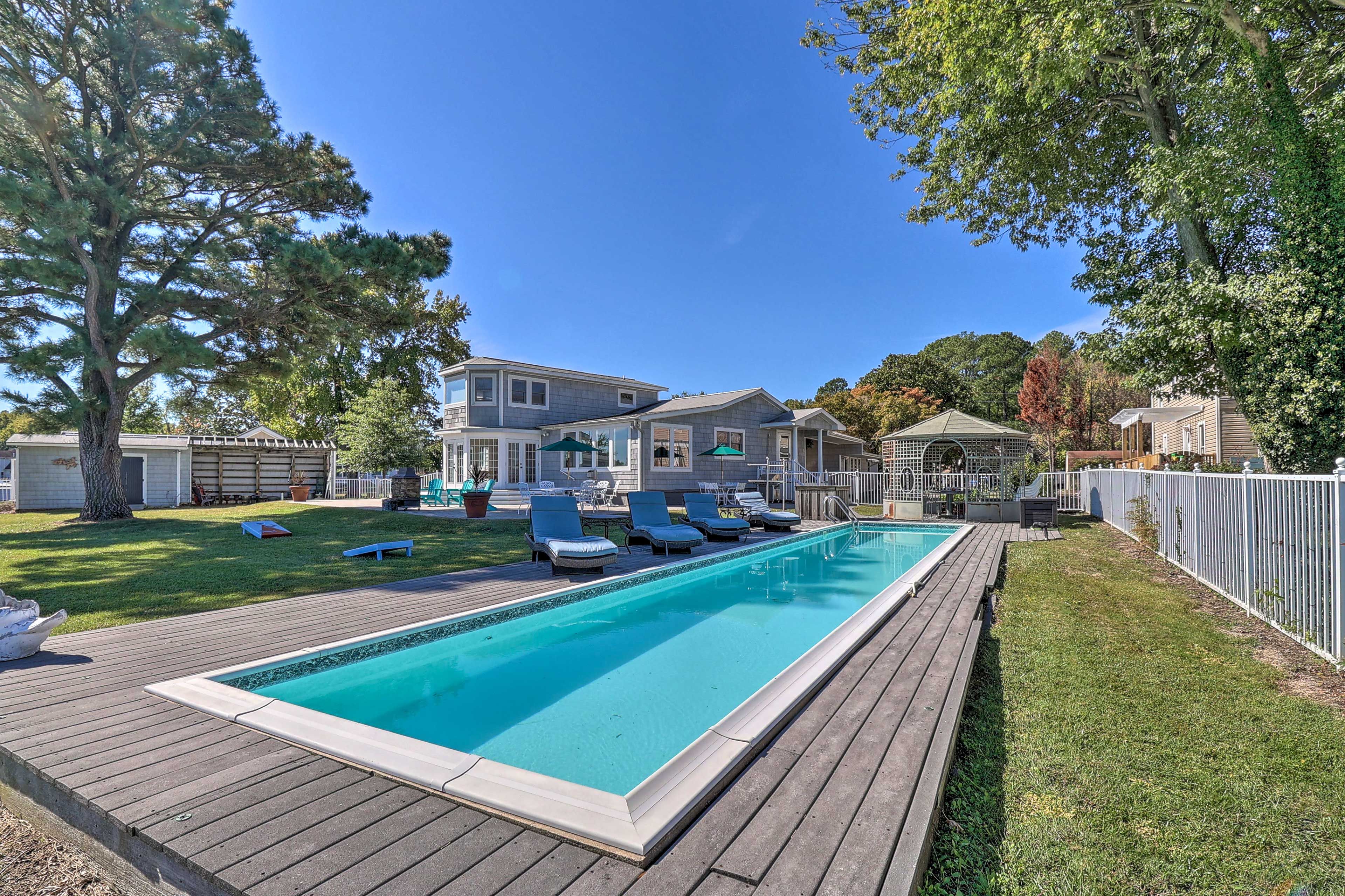 Grasonville Vacation Rental | 3BR | 2BA | Stairs Required for Access