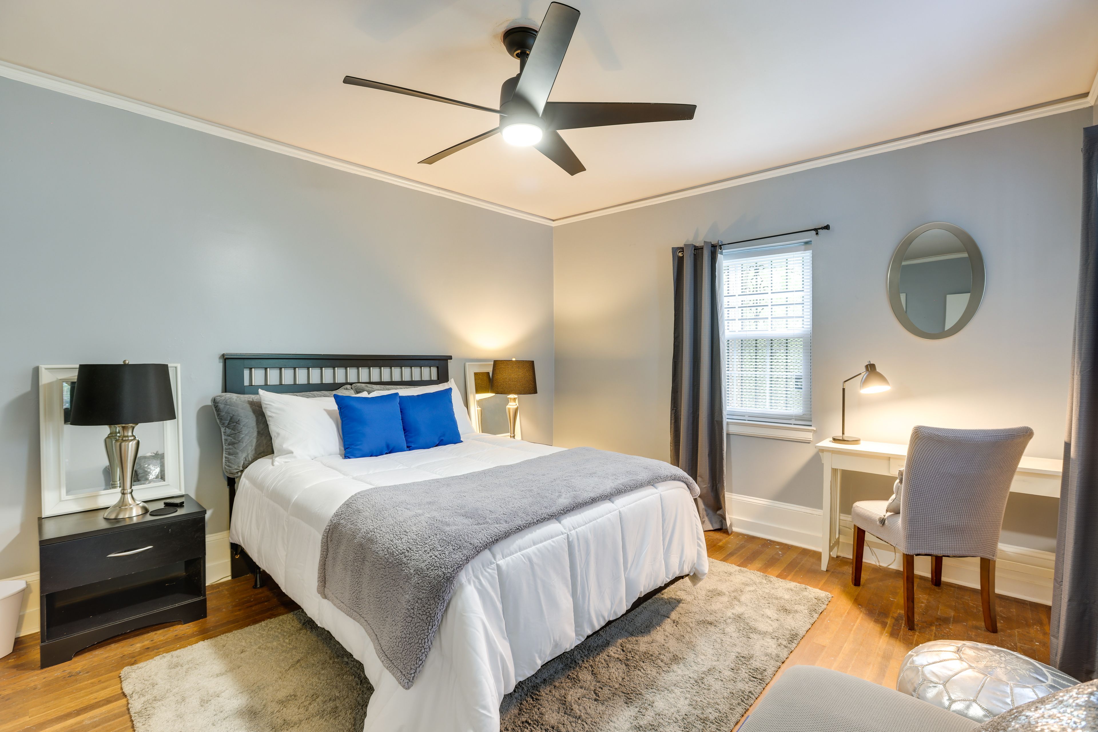 Bedroom 2 | Queen Bed | Laptop Workspace