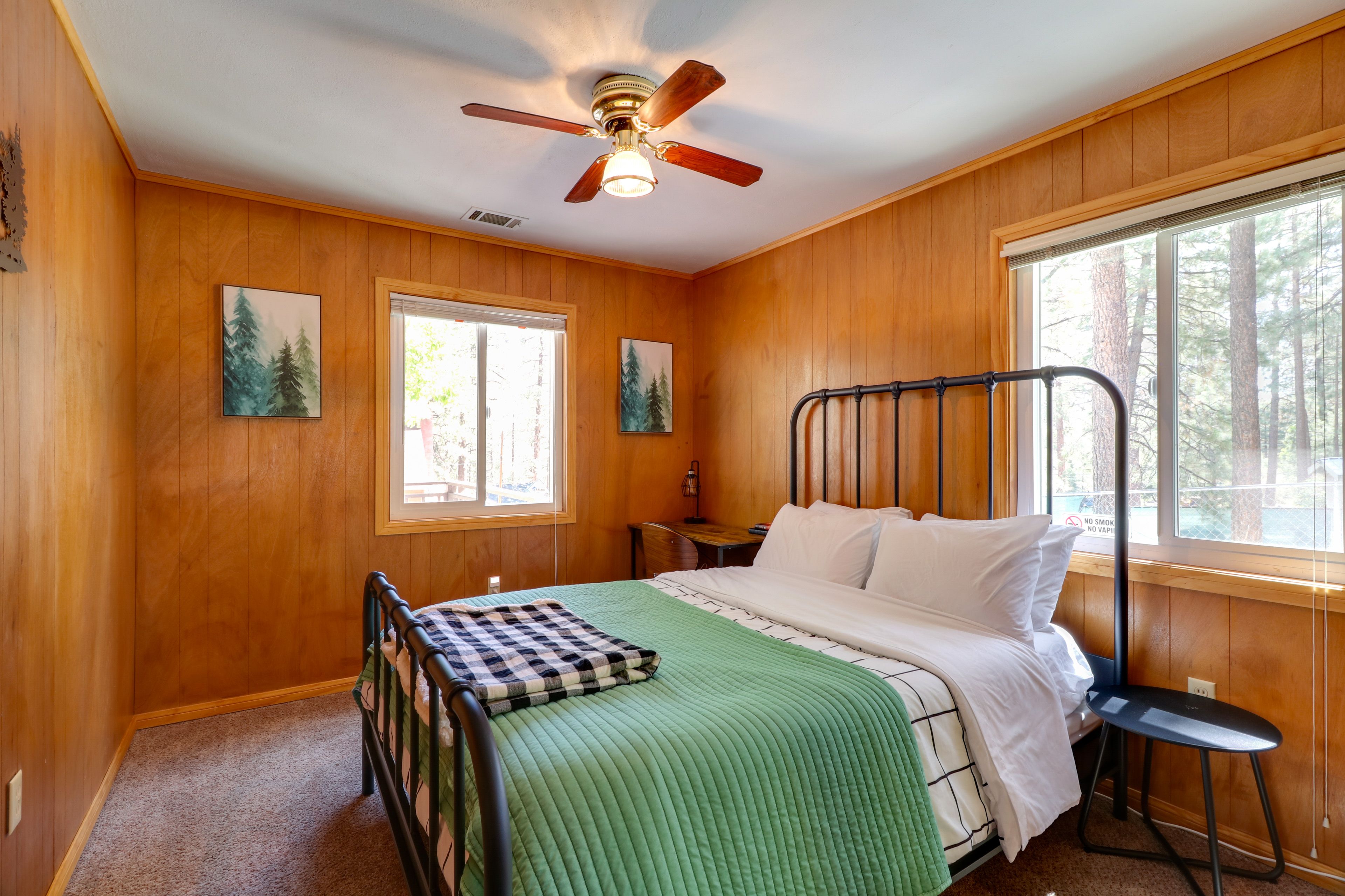 Bedroom 1 | Queen Bed | Linens & Towels | Board Games & Books