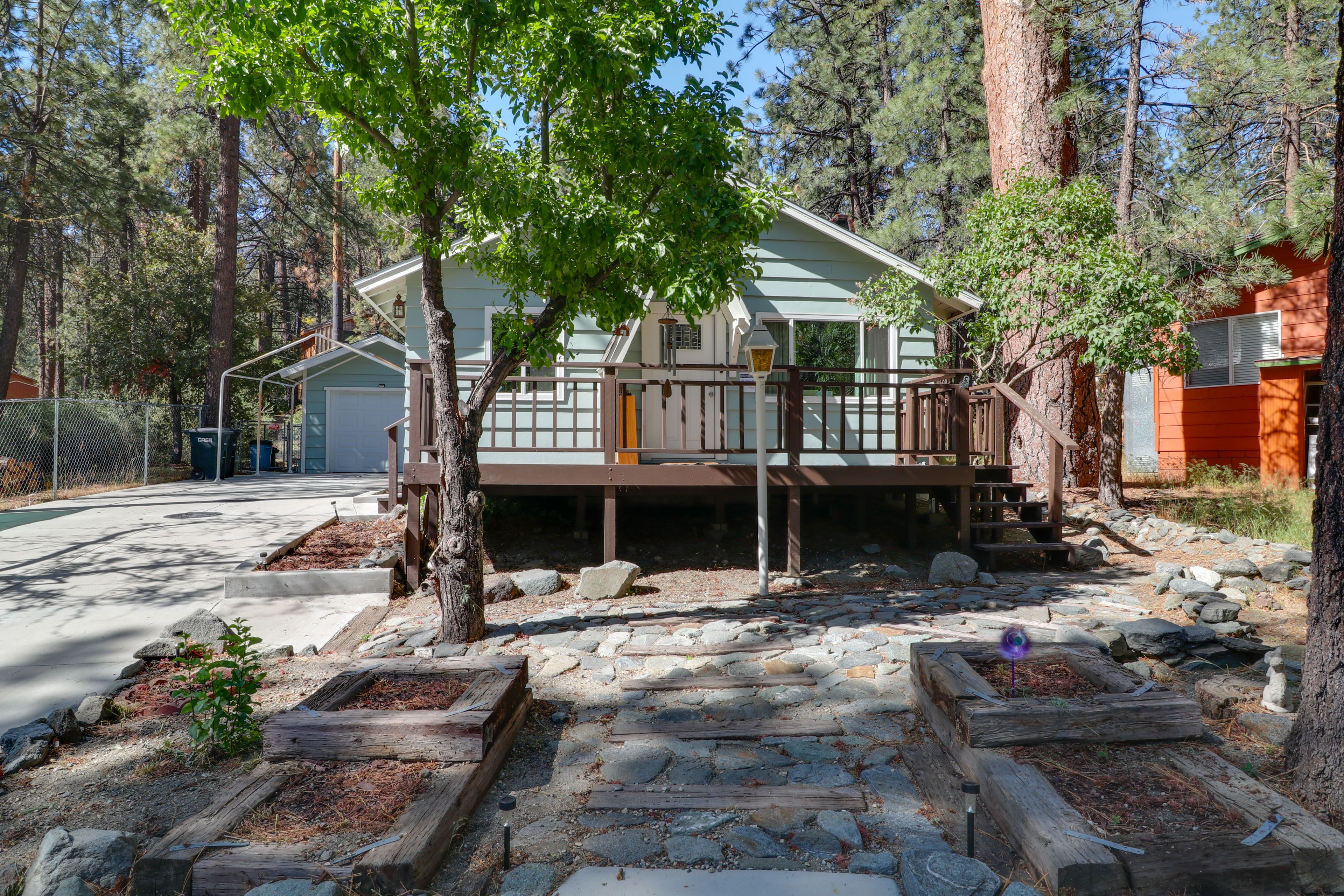 Wrightwood Vacation Rental | 2BR | 1BA | Stairs Required | 850 Sq Ft