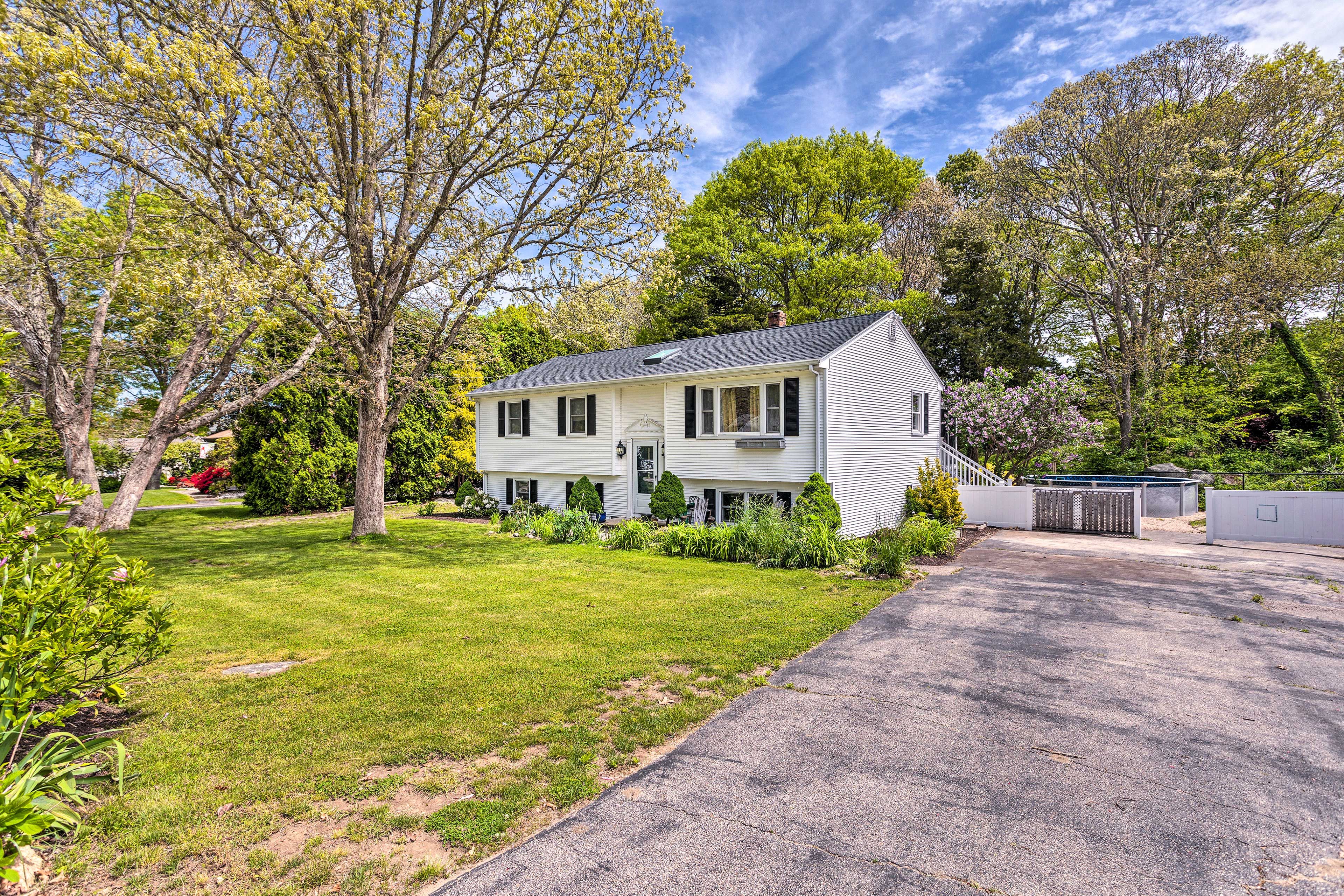 Westerly Vacation Rental | 4BR | 2BA | 1,200 Sq Ft | Stairs Required to Access