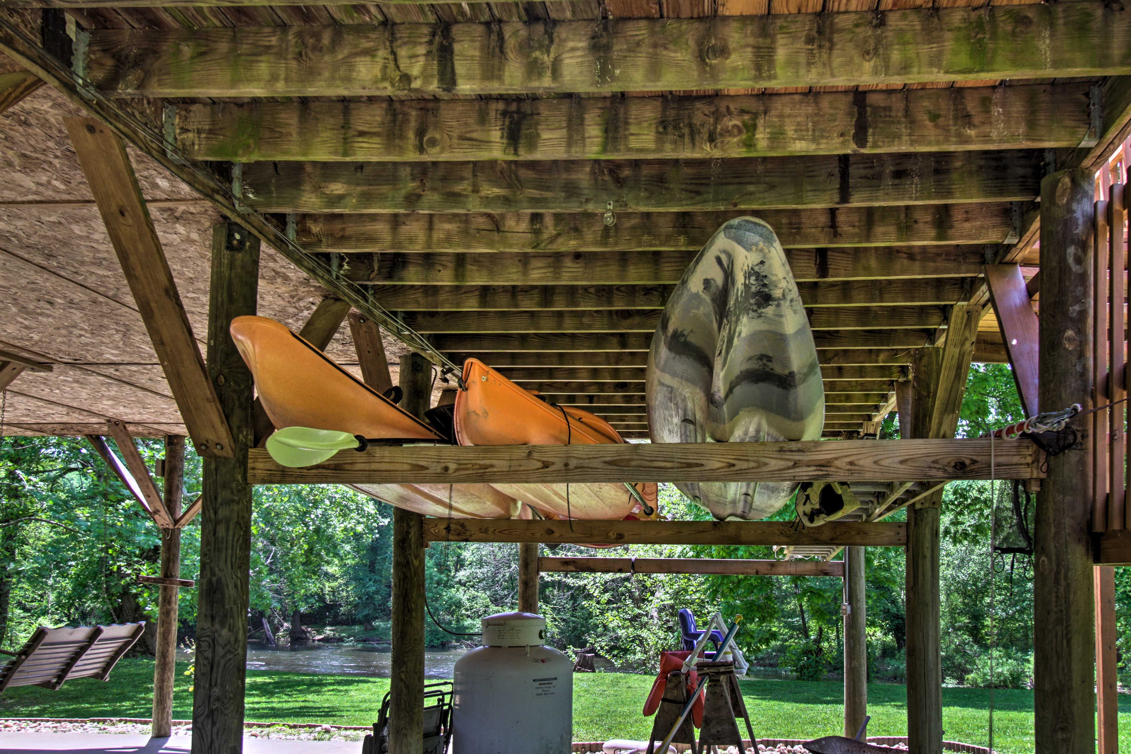 Kayaks Provided