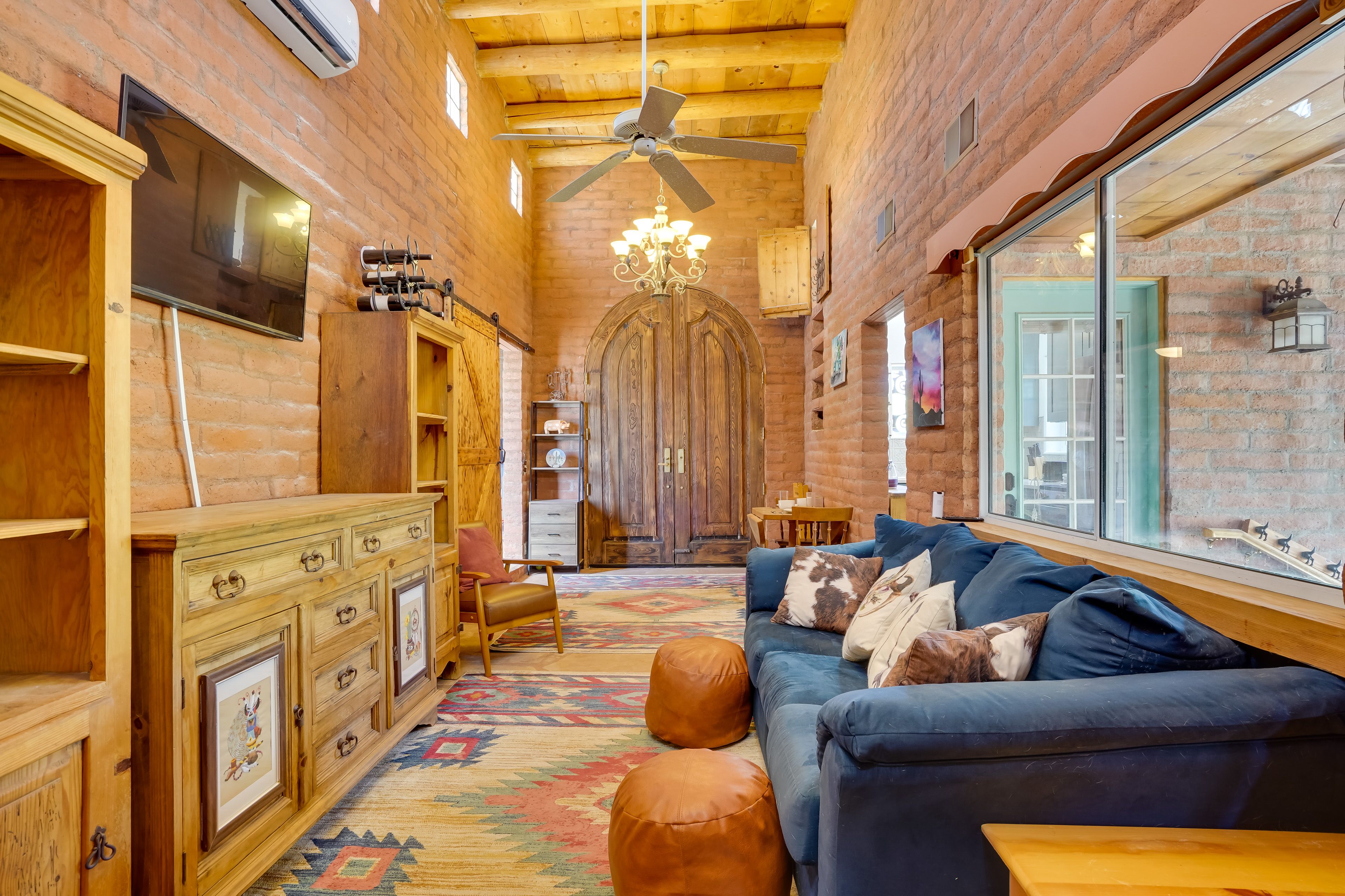 Tucson Vacation Rental | 2BR | 1BA | 875 Sq Ft | Half Step to Enter