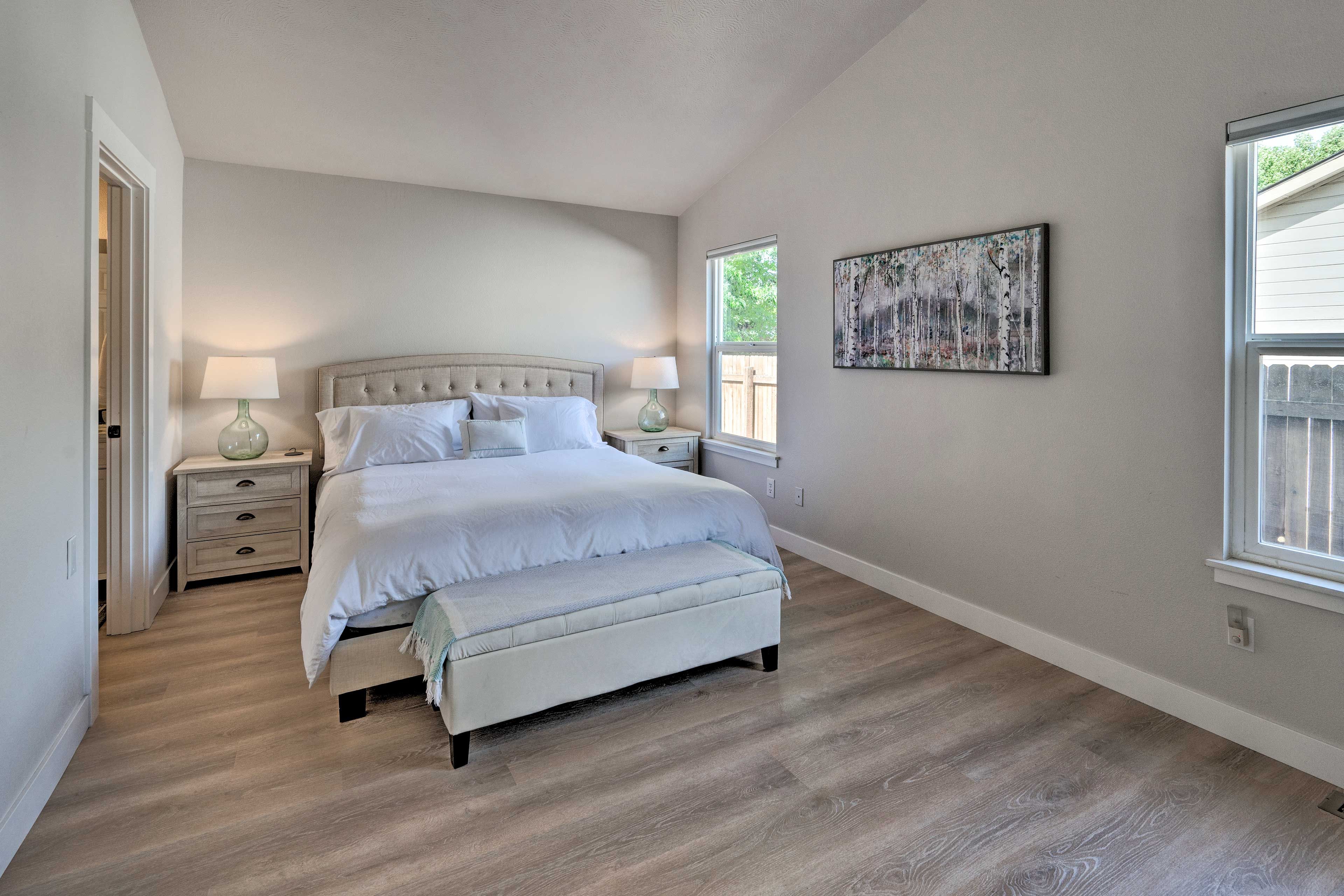 Bedroom 1 | California King Bed | Linens Provided