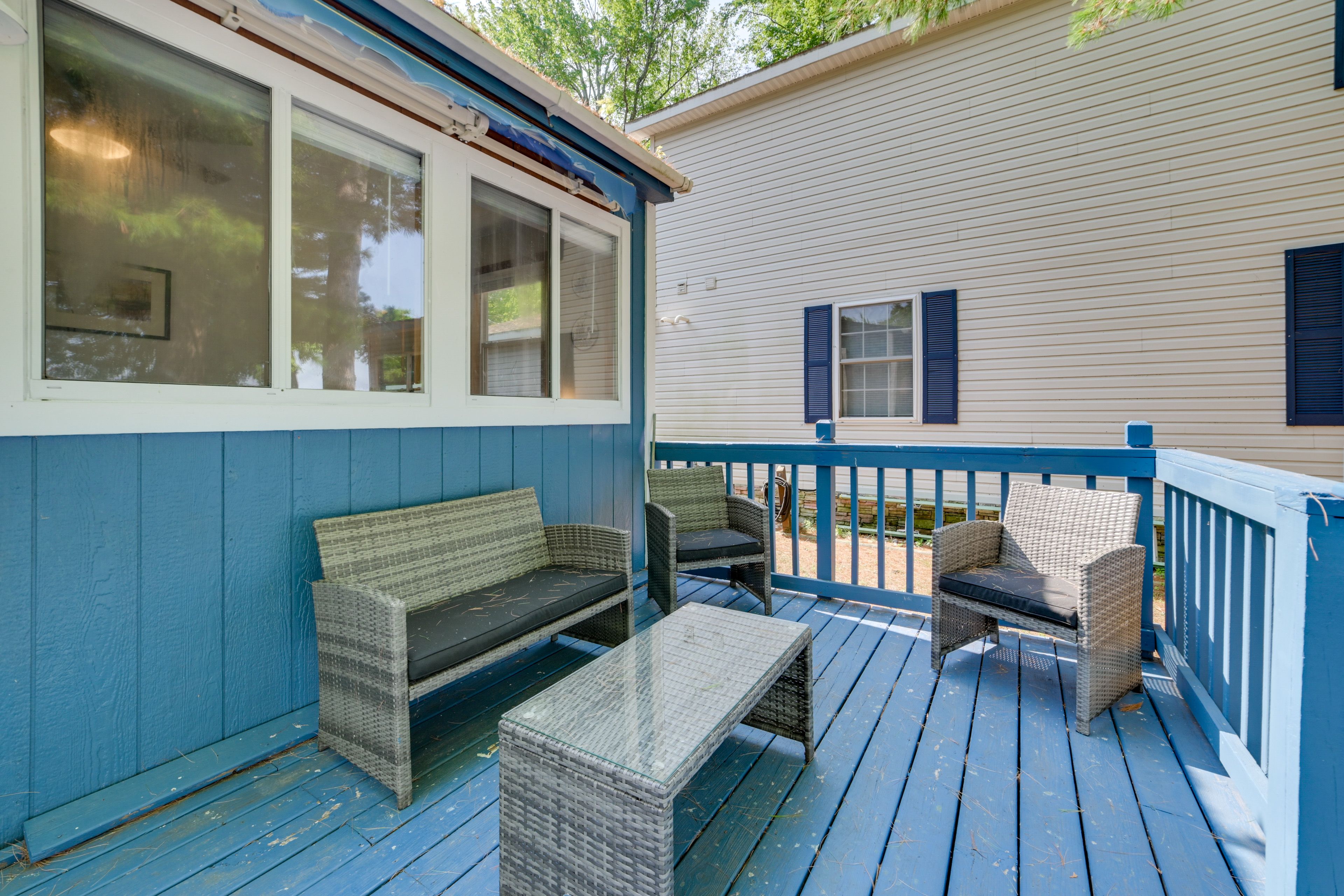 Deck | Outdoor Seating | Lake Views