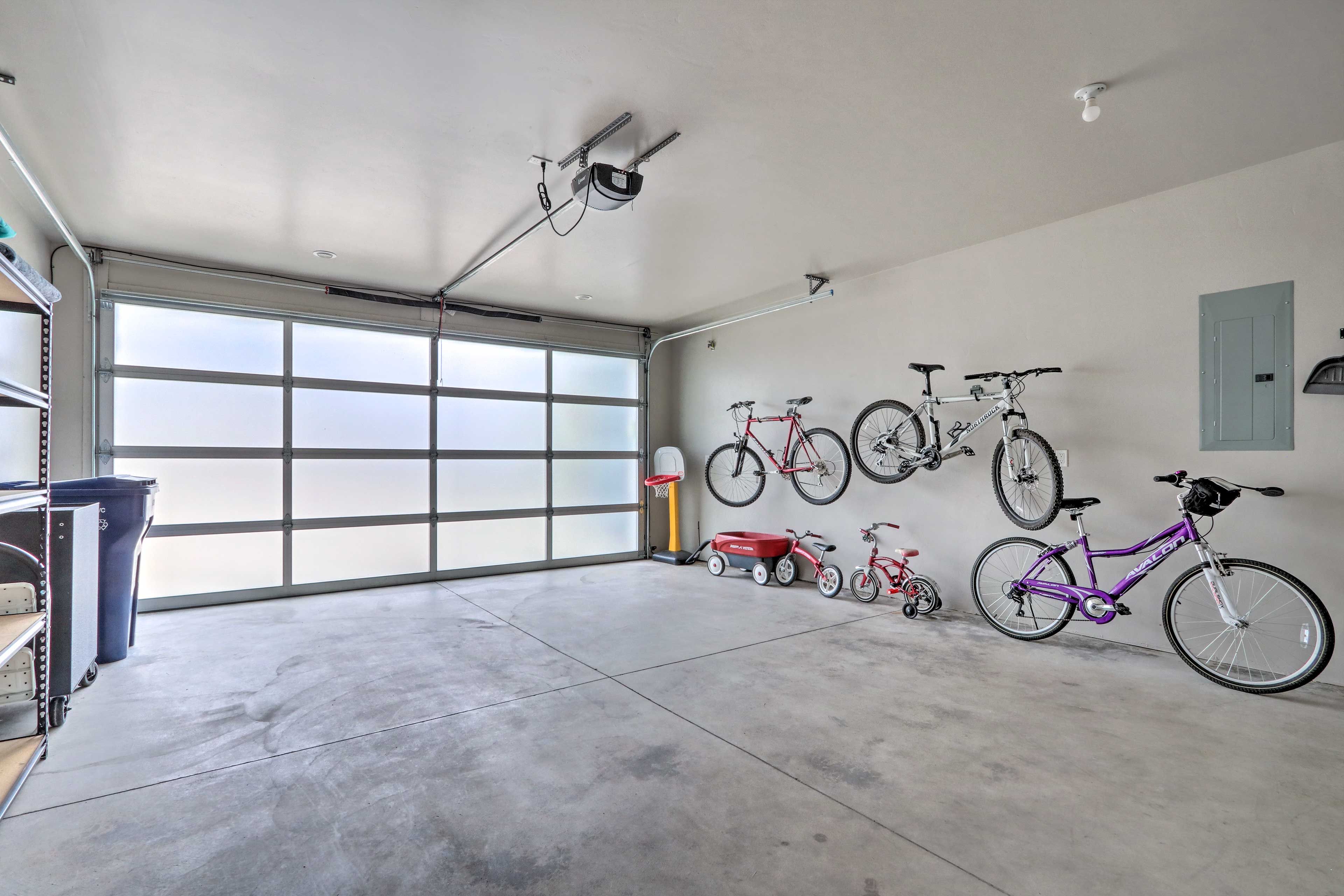 Garage | Bicycles & Helmets