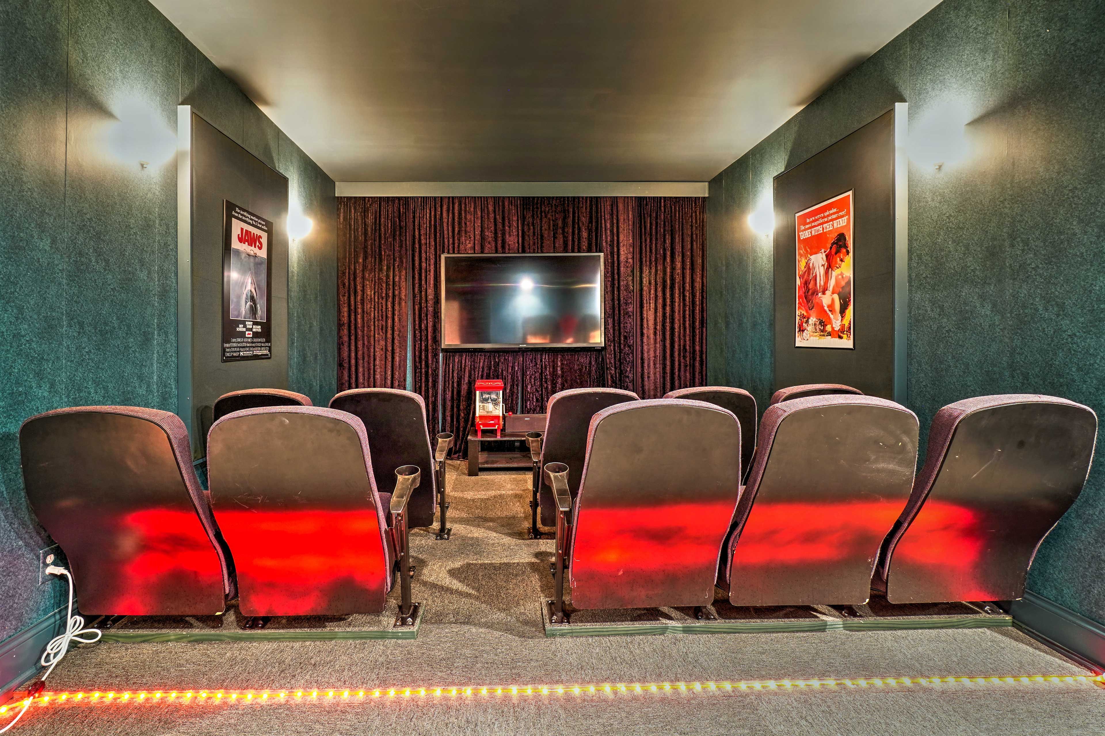 Home Theater | 3-Story House | Access to Community Amenities