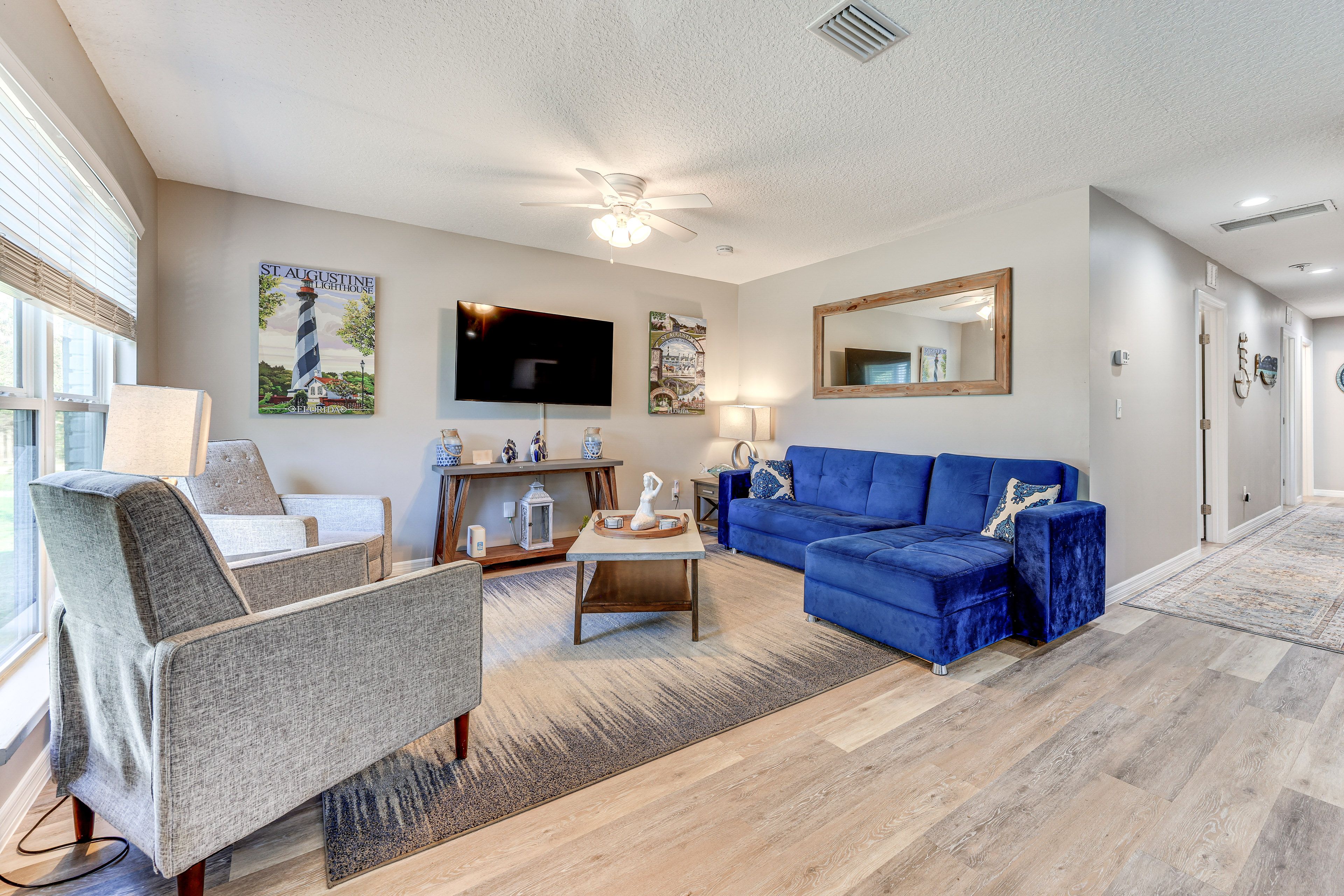 St. Augustine Vacation Rental | 3BR | 2BA | 1,250 Sq Ft | Stairs Required