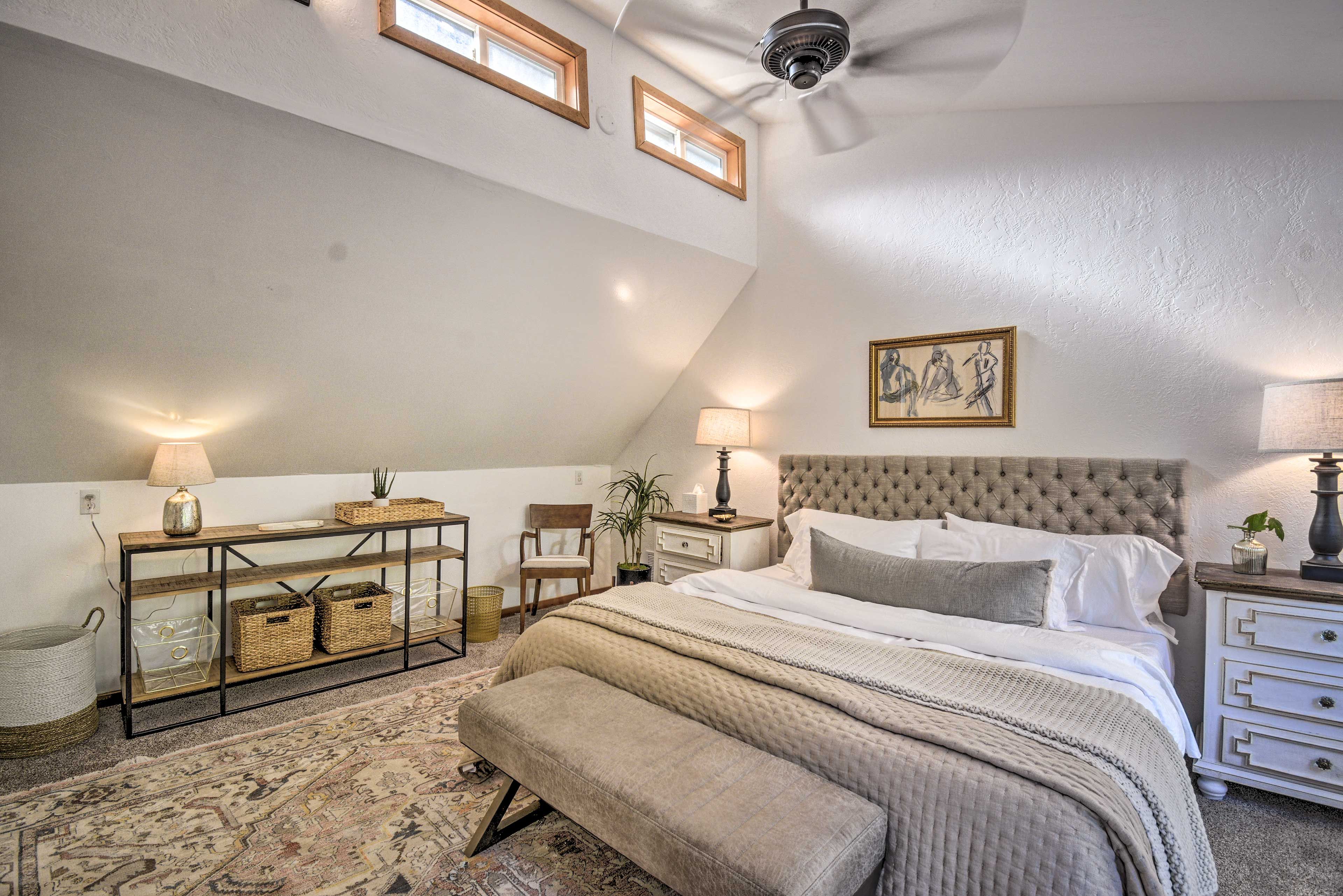 Bedroom 1 | King Bed | Balcony Access | 2nd Floor