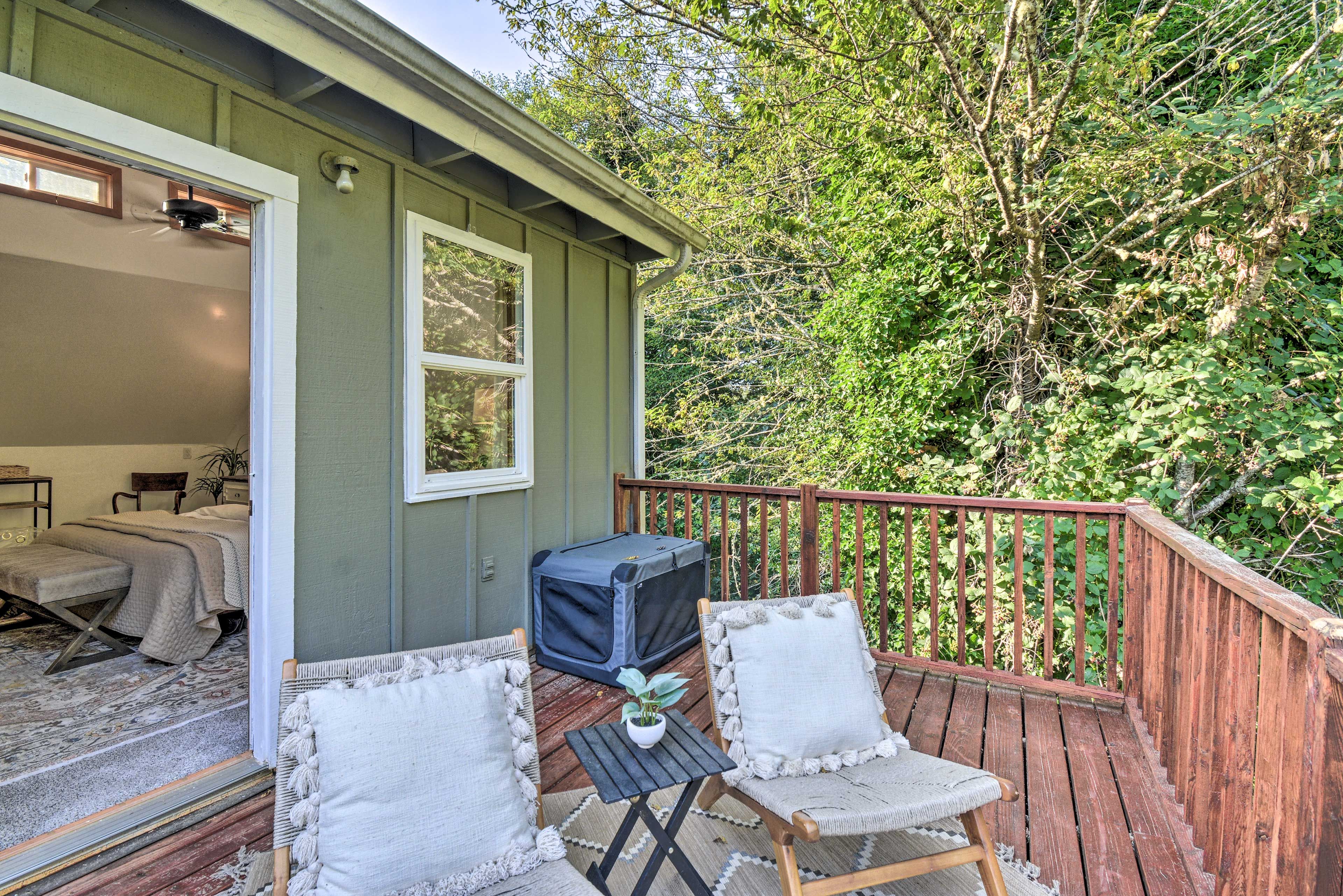 House Exterior | Furnished Balcony