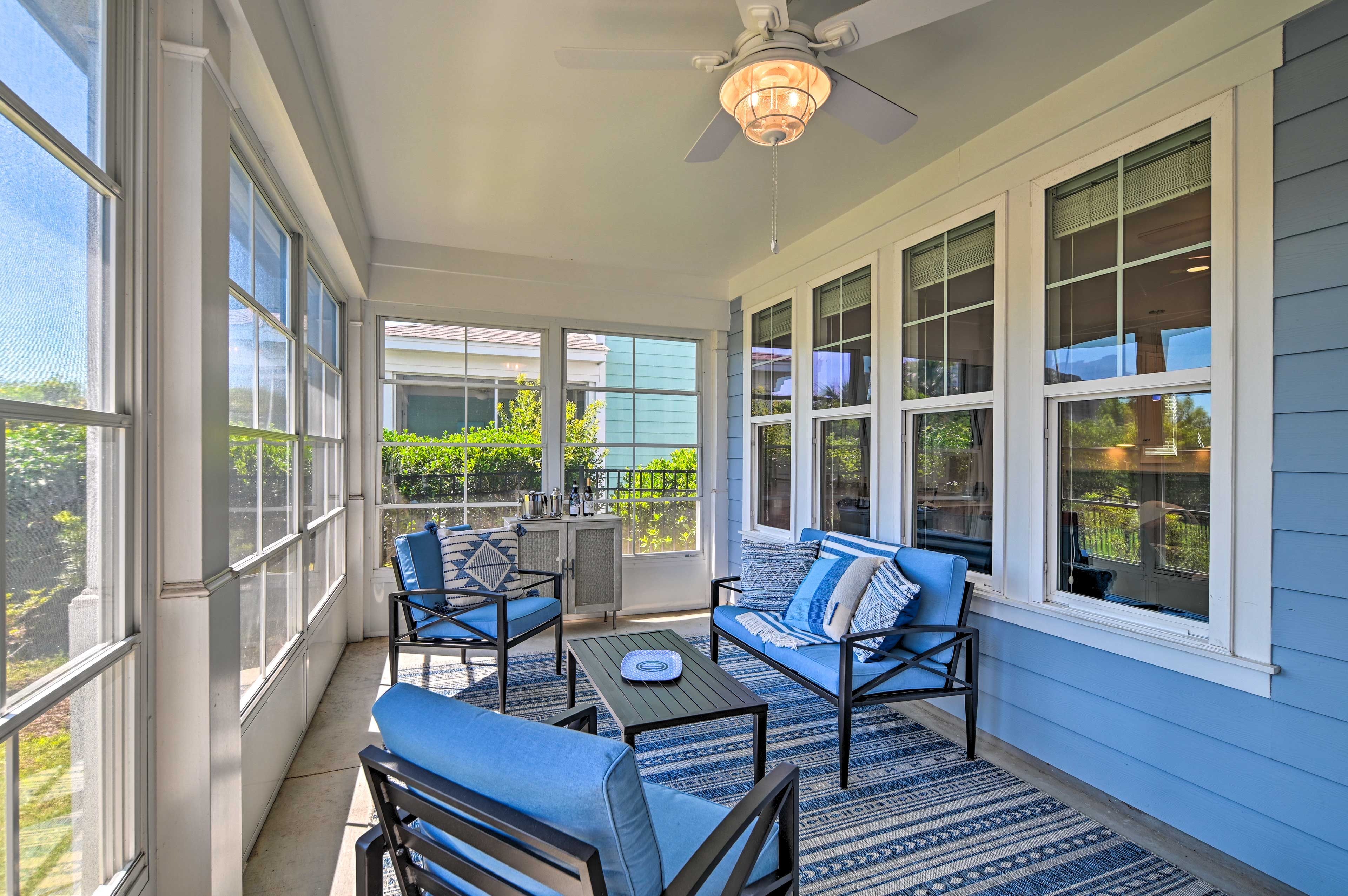 Screened-In Porch | Outdoor Dining Area | Access to Private Yard