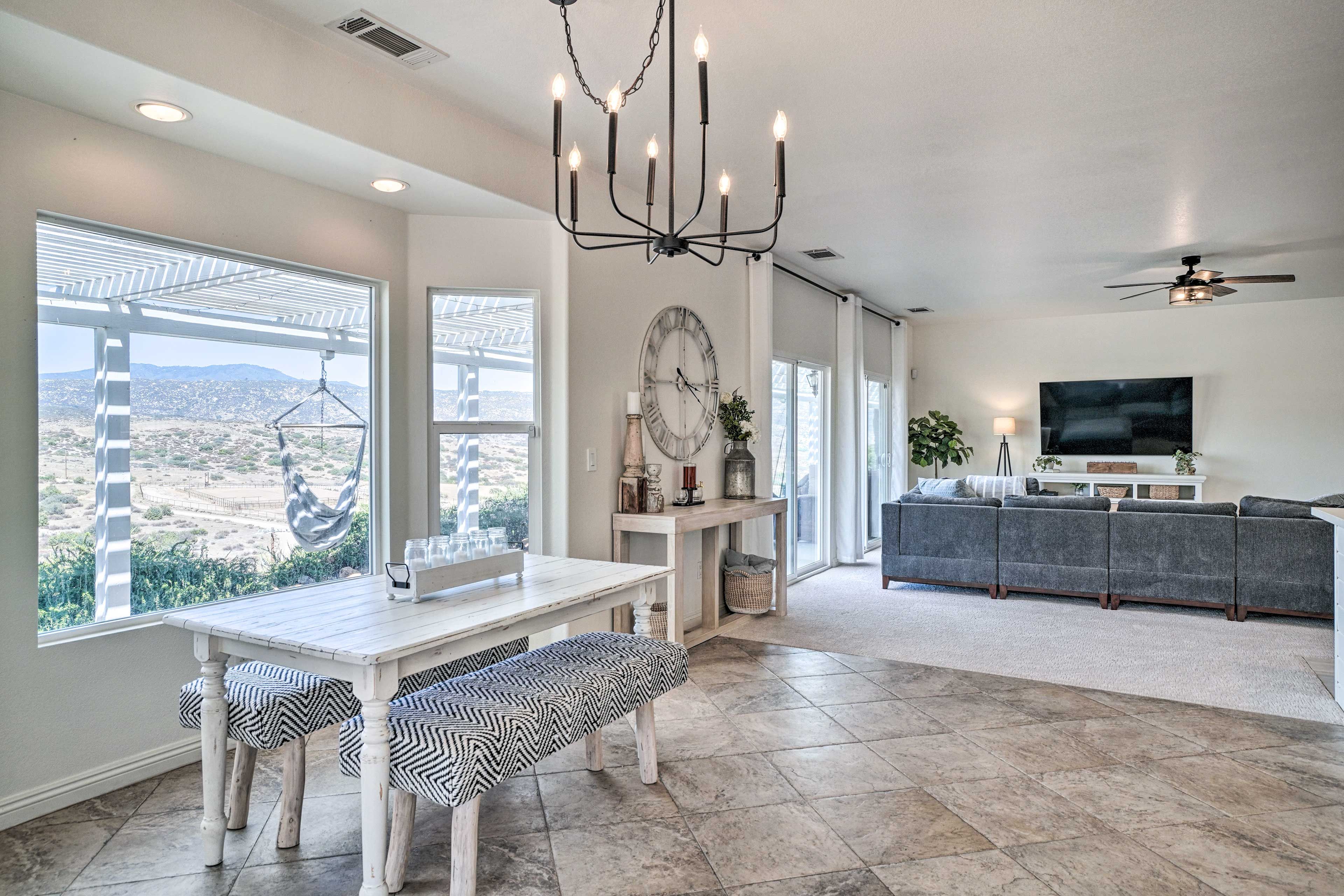 Dining Area | Main Floor | Central Heating | Full Kitchen