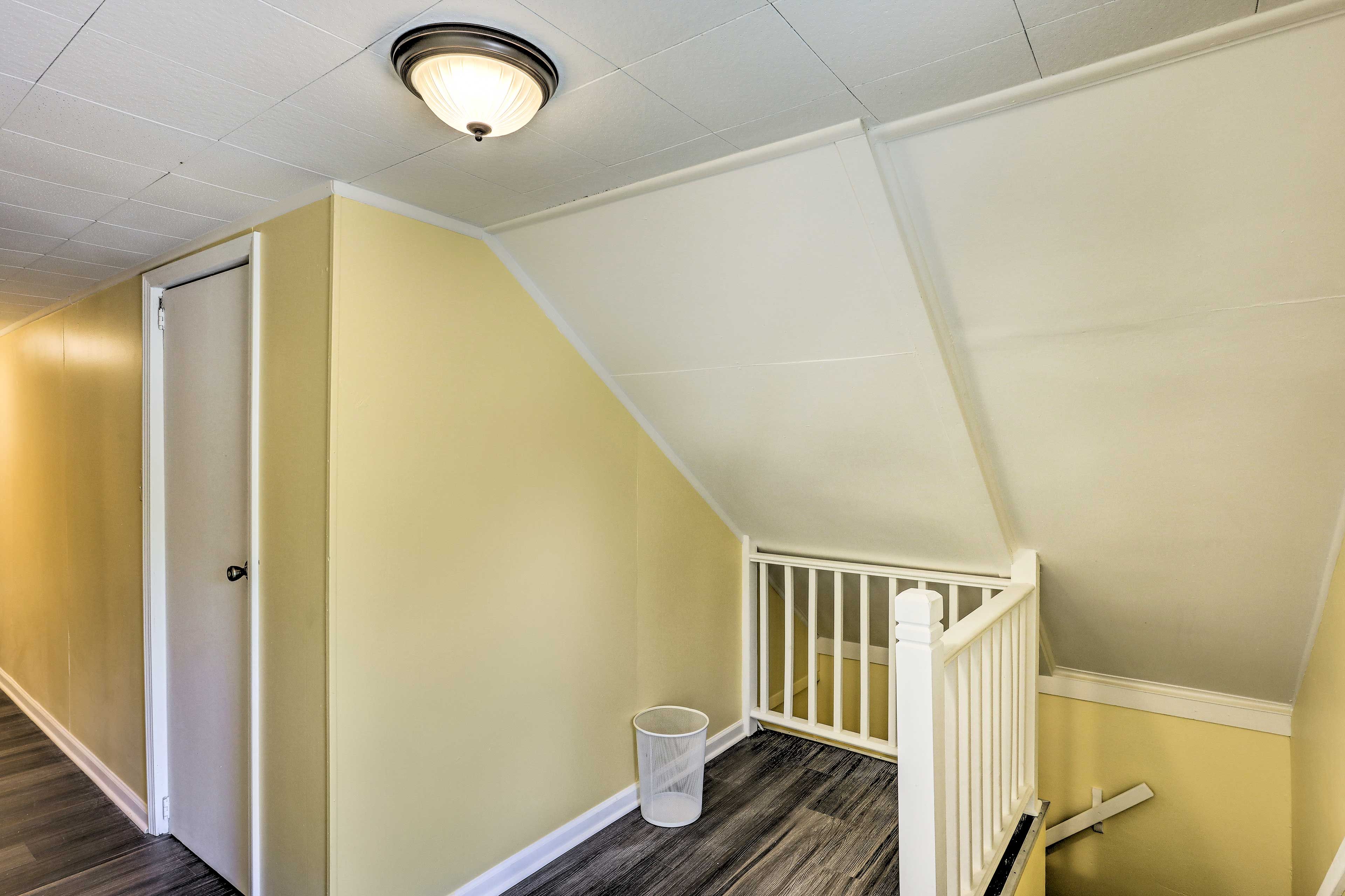 Hallway | Stairs Required to Access Remaining Bedrooms