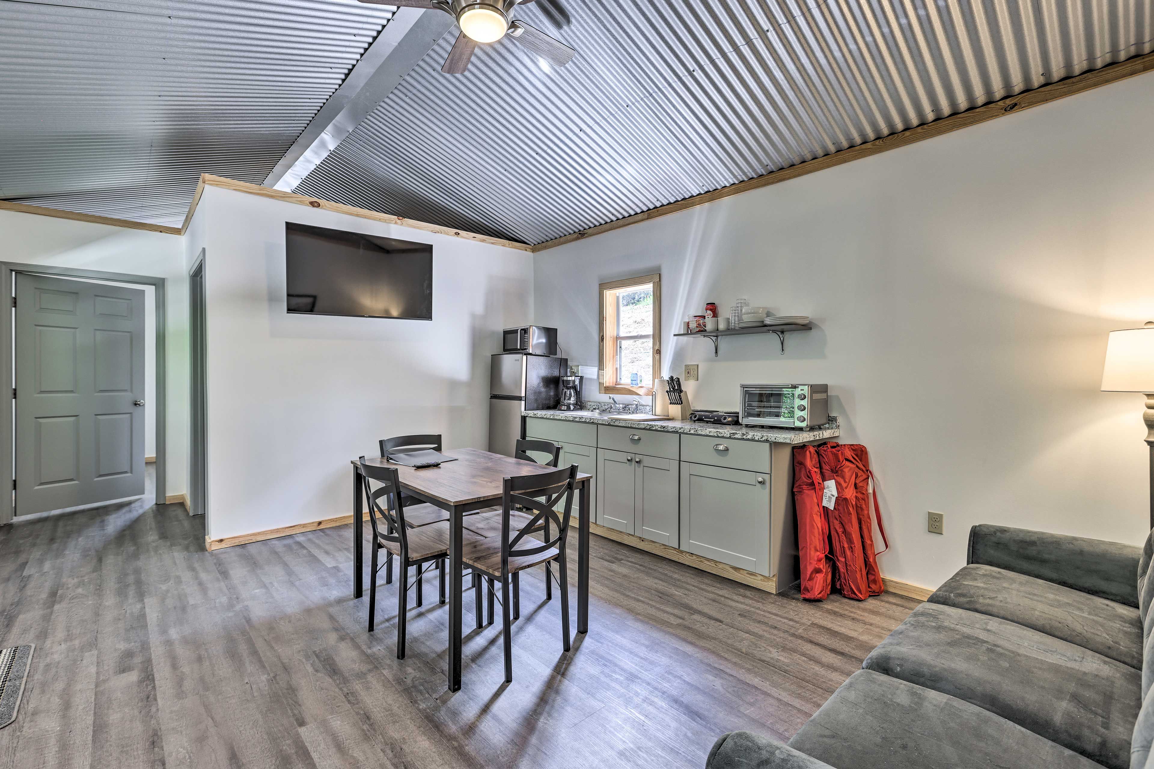 Living Area | Smart TV | Central Air Conditioning