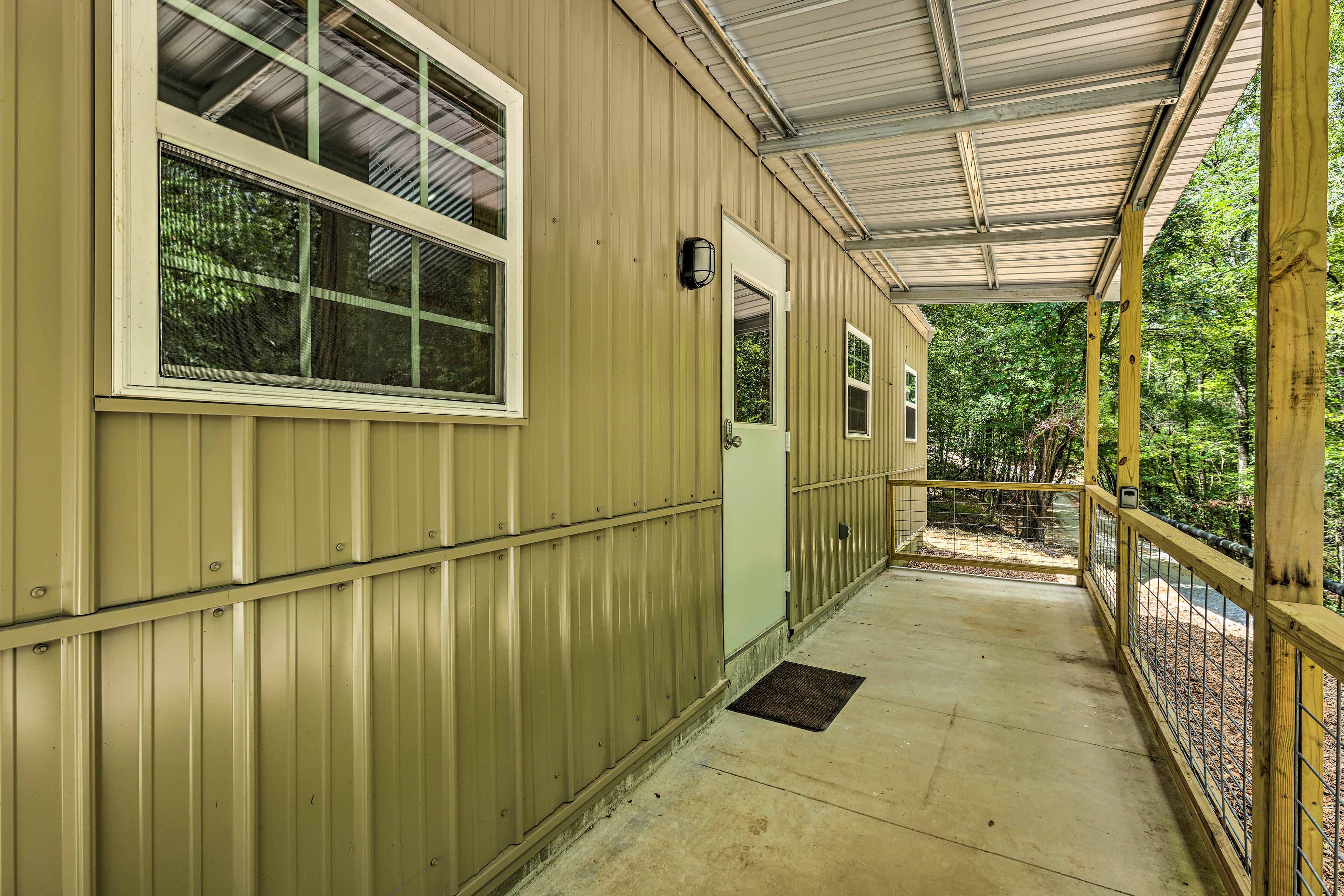 Covered Patio | Forest Views