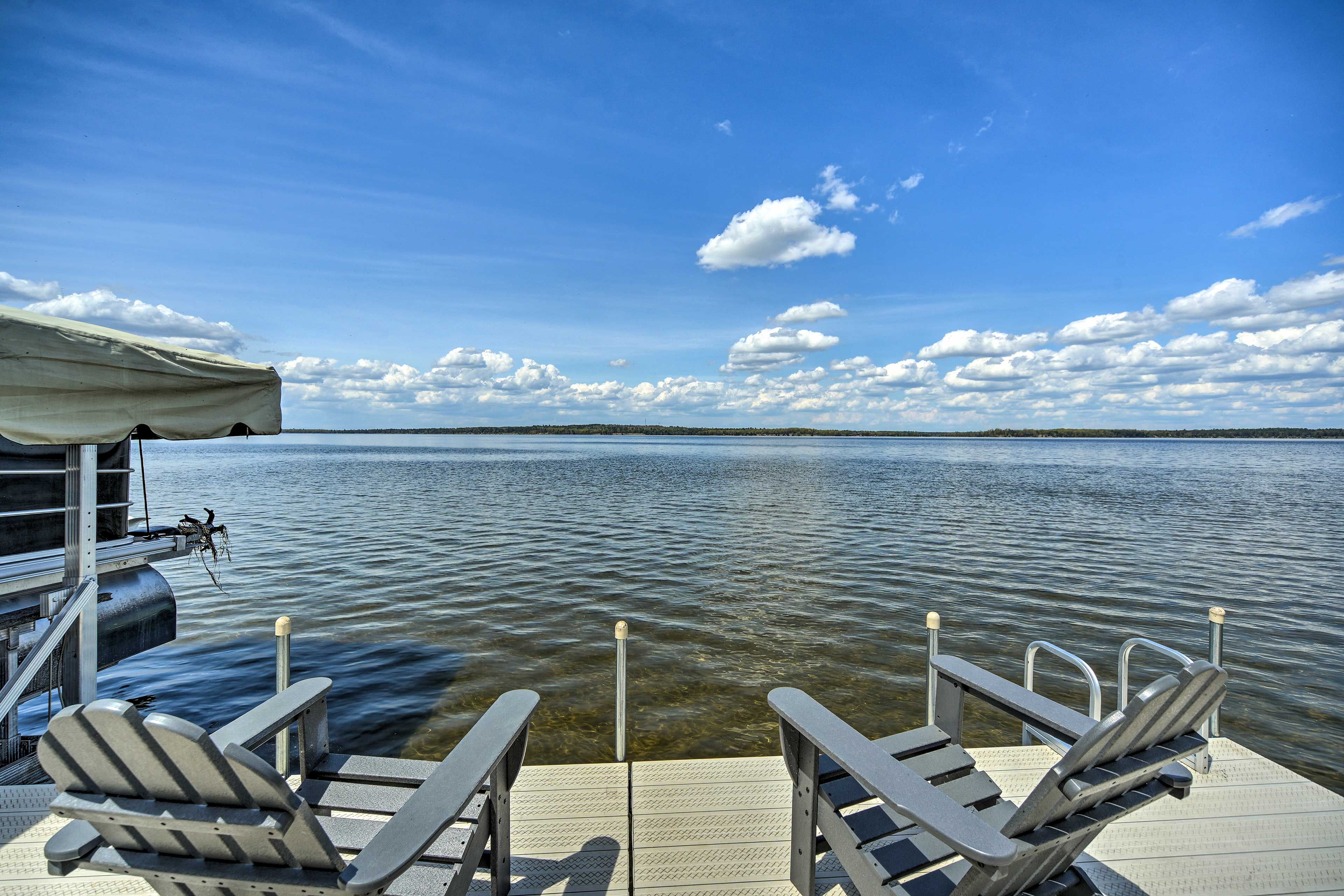 Crosslake Vacation Rental | 2BR | 1BA | 1,200 Sq Ft | Access Only By Stairs