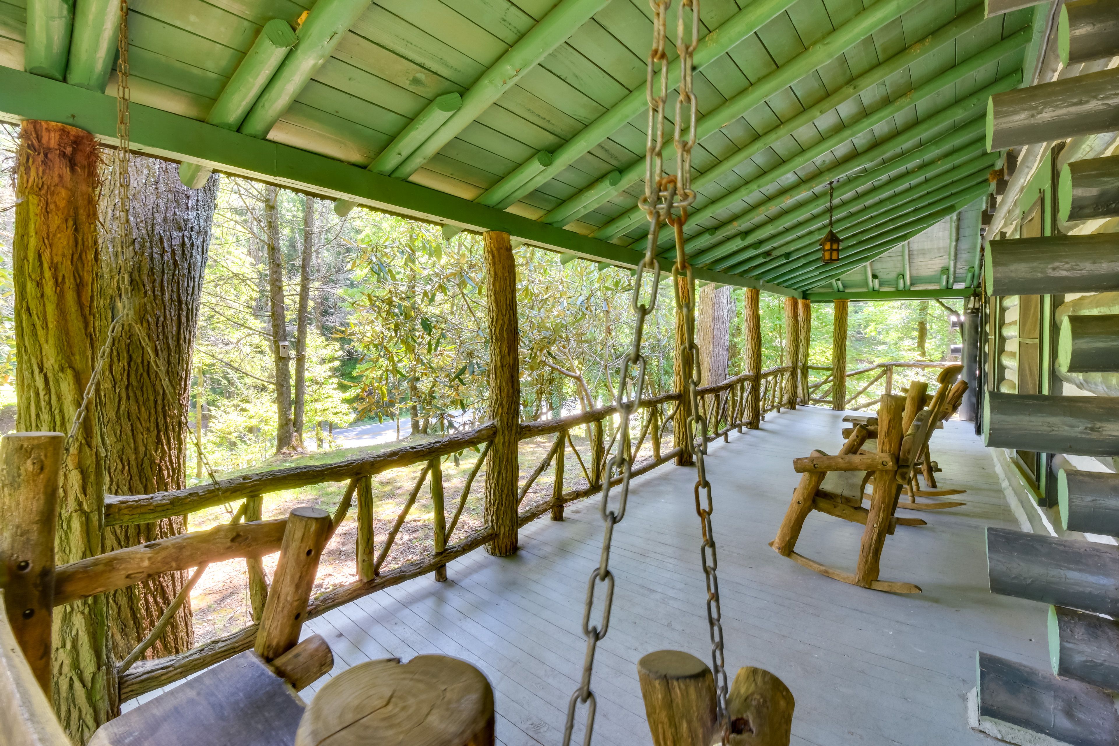 Wraparound Deck | Charcoal Grill (Charcoal Not Provided)