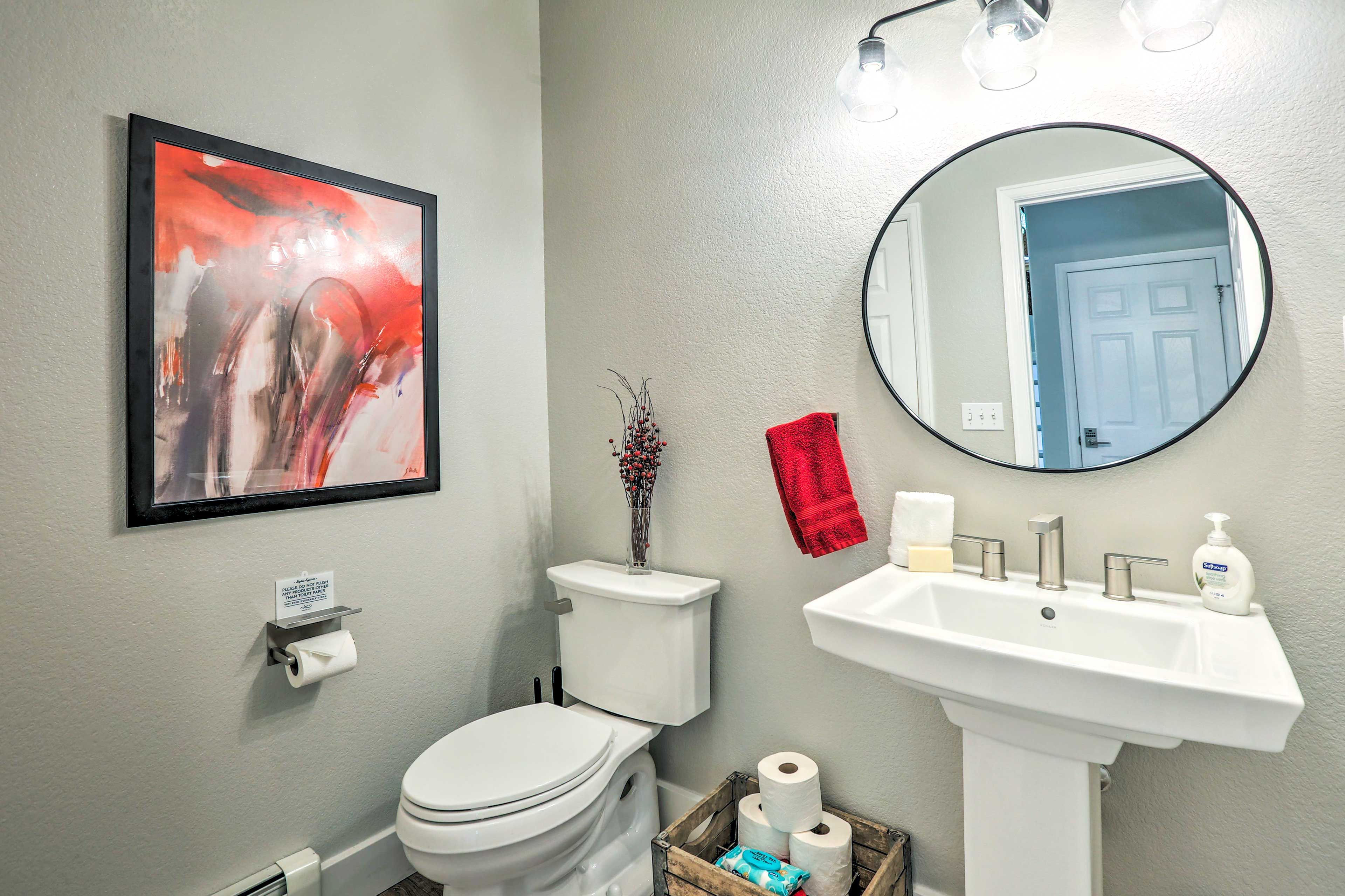Half Bathroom | Hair Dryer