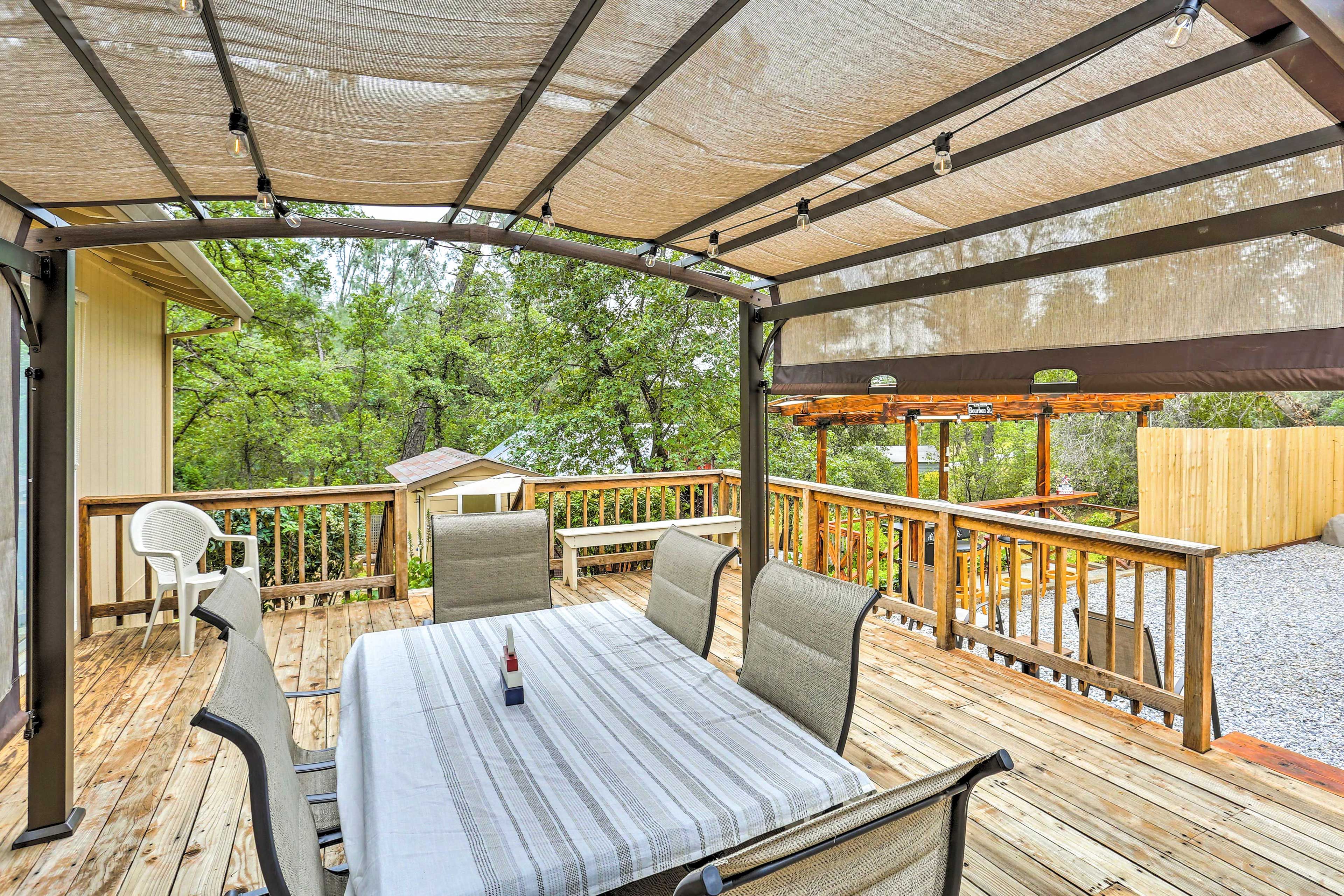 Deck | Steps to Access Yard & Lower Patio