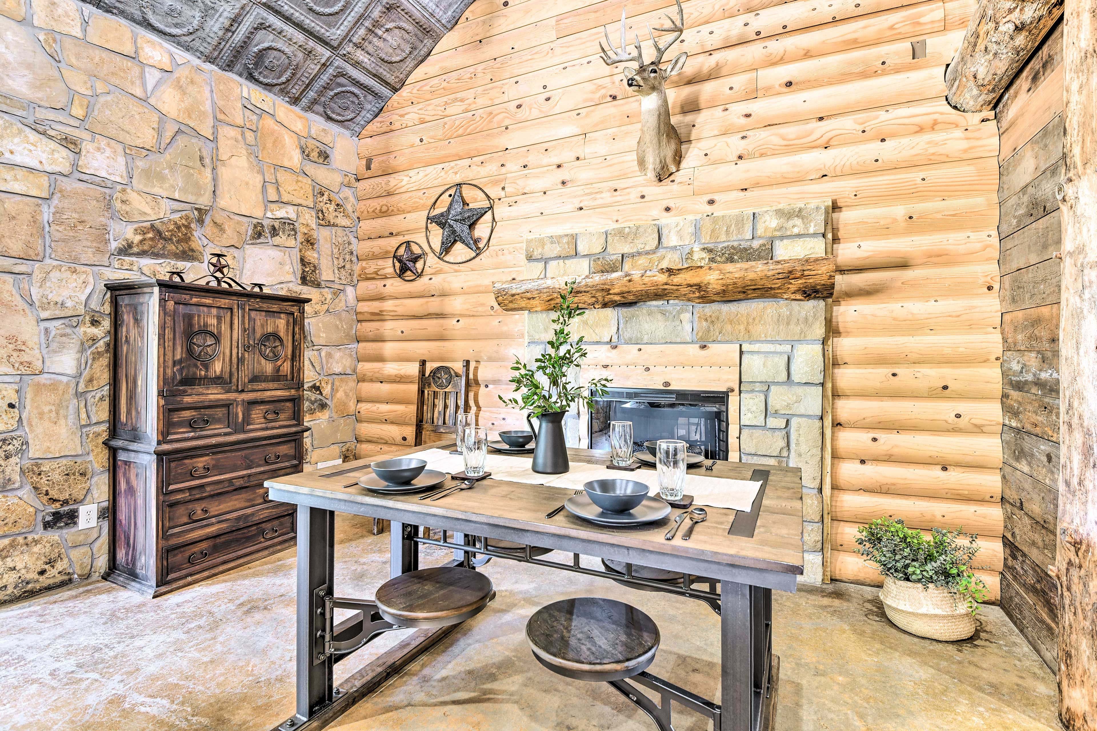 Dining Area | Guest House | 1st Floor | Dishware + Flatware