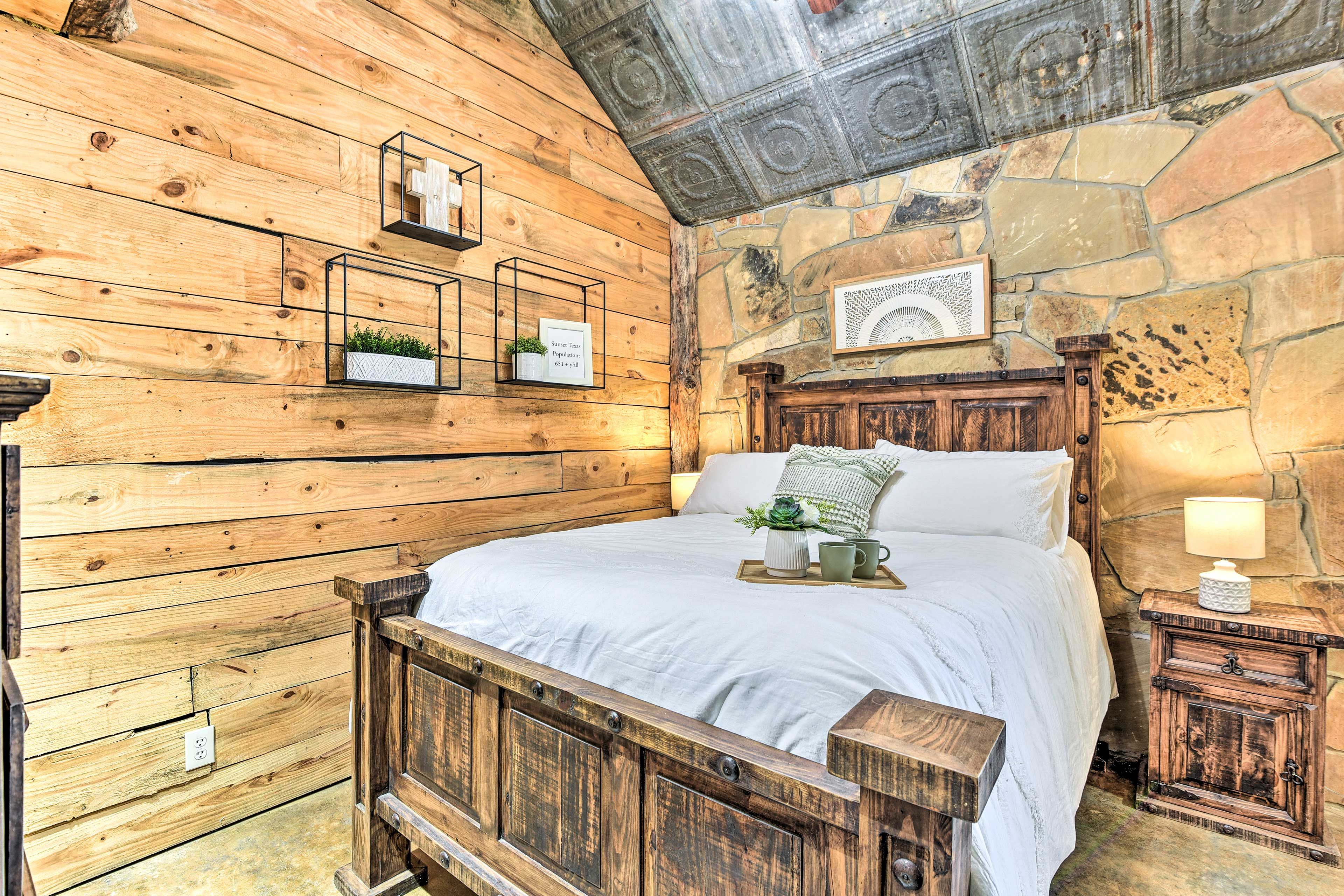 Bedroom 4 | Guest House | 1st Floor | Queen Bed