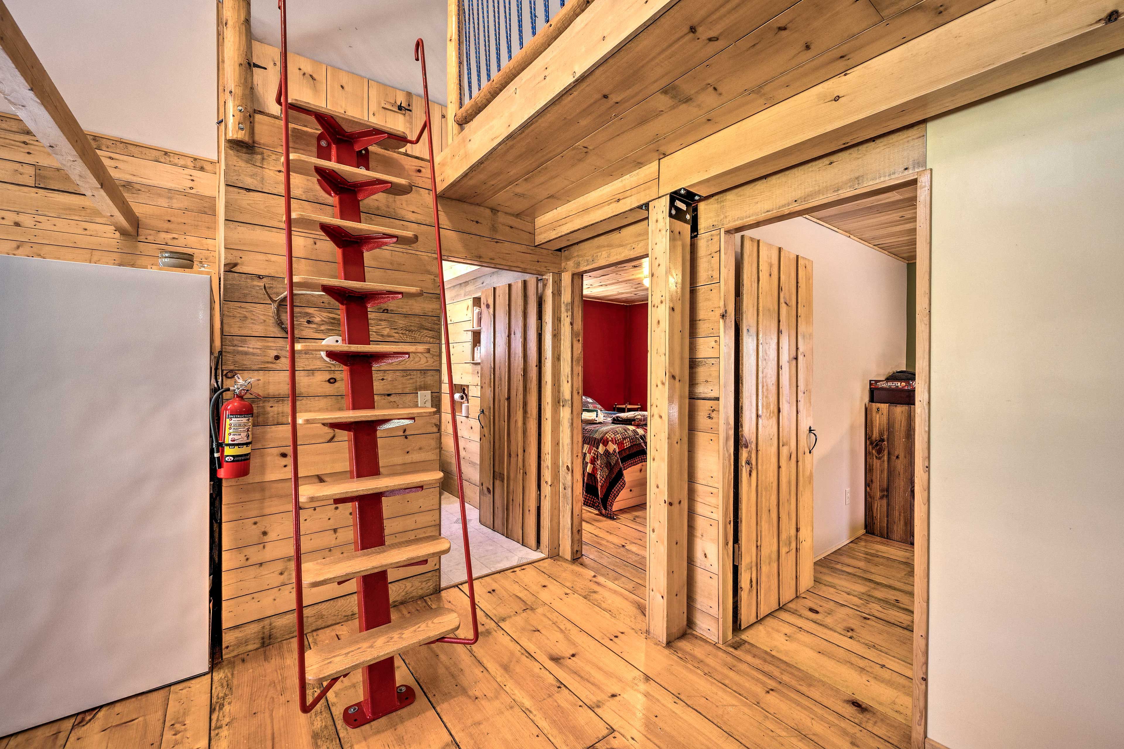 Hallway | Main Floor | Ladder to Access Loft