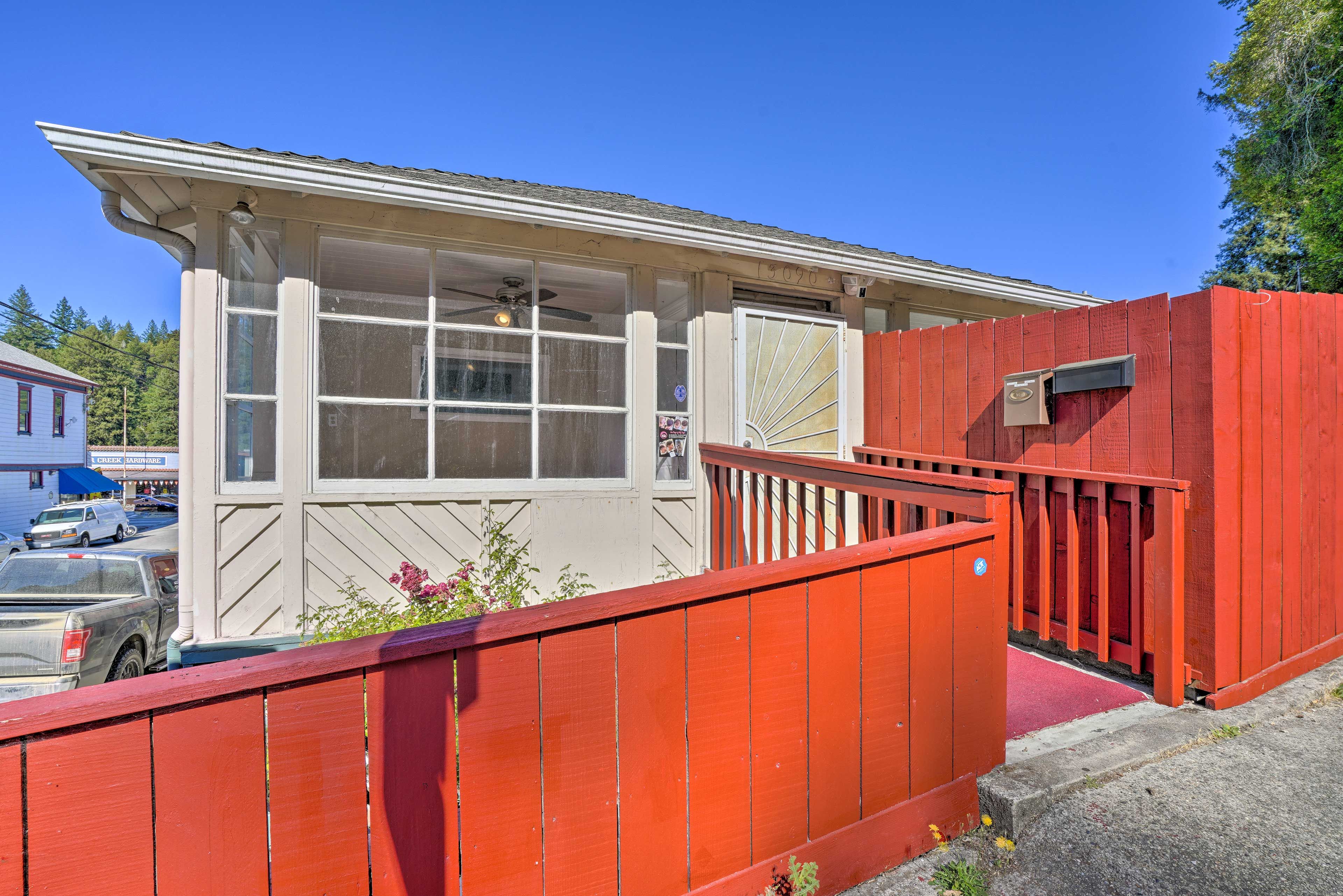 Front Exterior | Quiet Neighborhood | 1 Exterior Security Camera