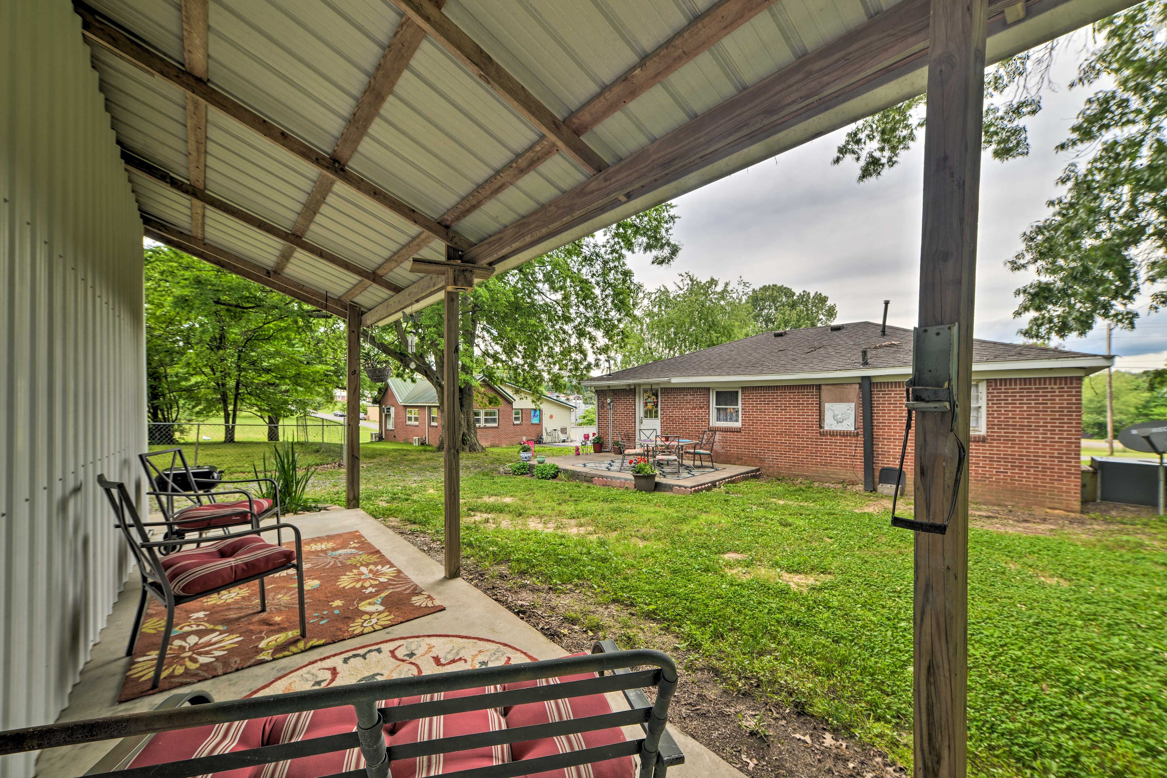 Porch (Back Shed) | Charcoal Grill (Bring Your Own Charcoal)
