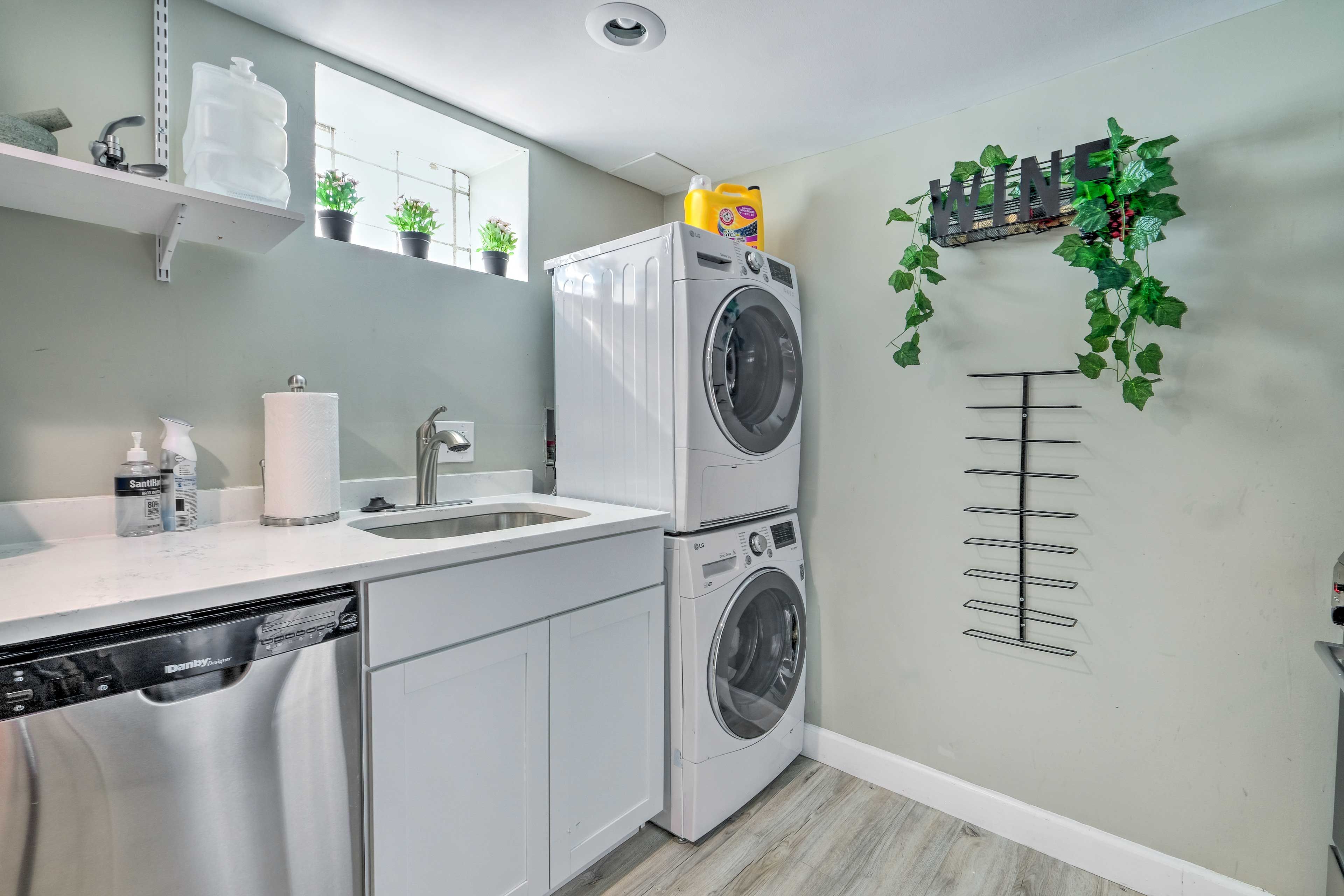 Laundry Nook | Laundry Detergent | Iron & Board Available