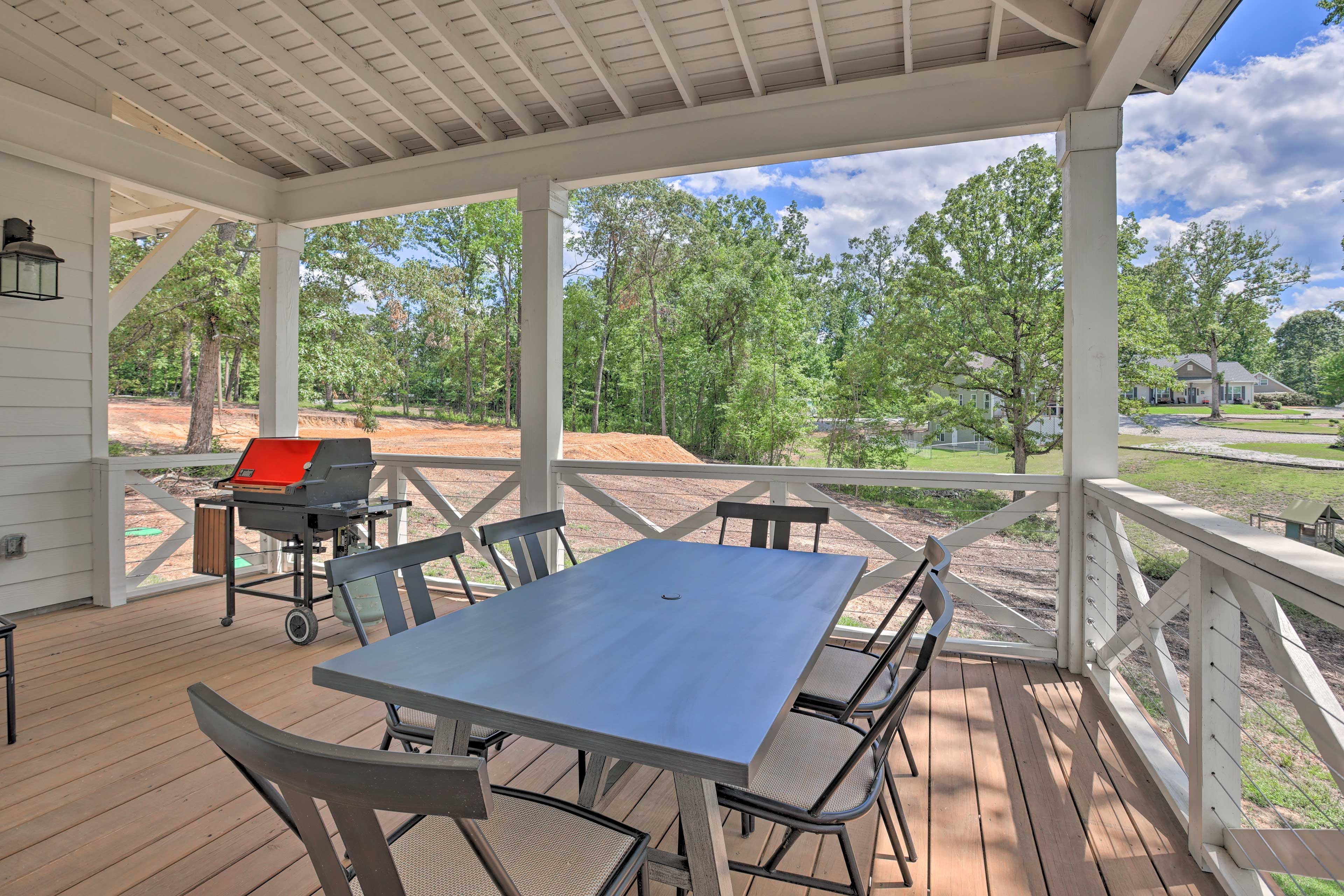 Porch | Wood-Burning Fireplace | Wood Not Provided